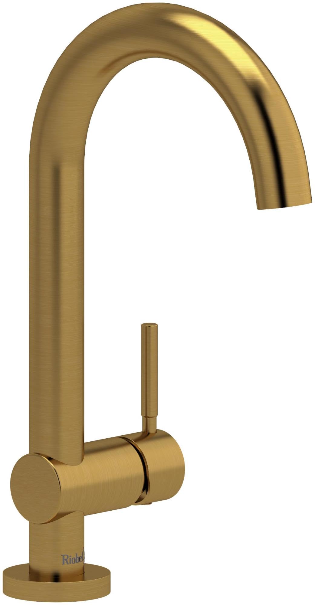 Premium Brushed Gold Kitchen Faucet with AZUR Water Filter System - Modern Pull-Down Sprayer for Easy Cooking & Dishwashing (Perfect for Home, Restaurant & RV Use)