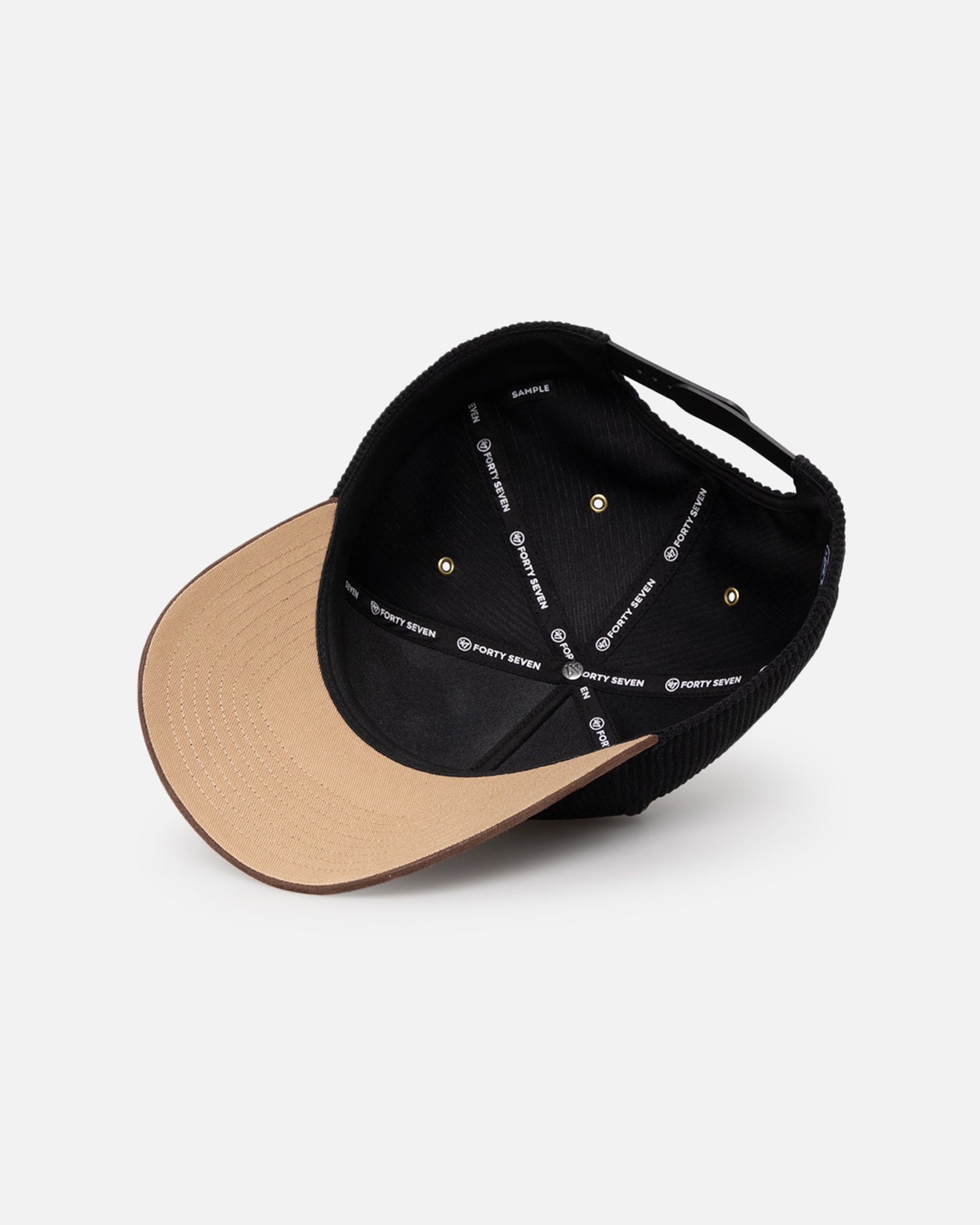 47 Brand Vegas Knights 'Black Barren' 47 Offside DT Snapback Black Hat - Official NHL Hockey Cap for Men & Women - Perfect for Games, Tailgating & Fan Gear Collection