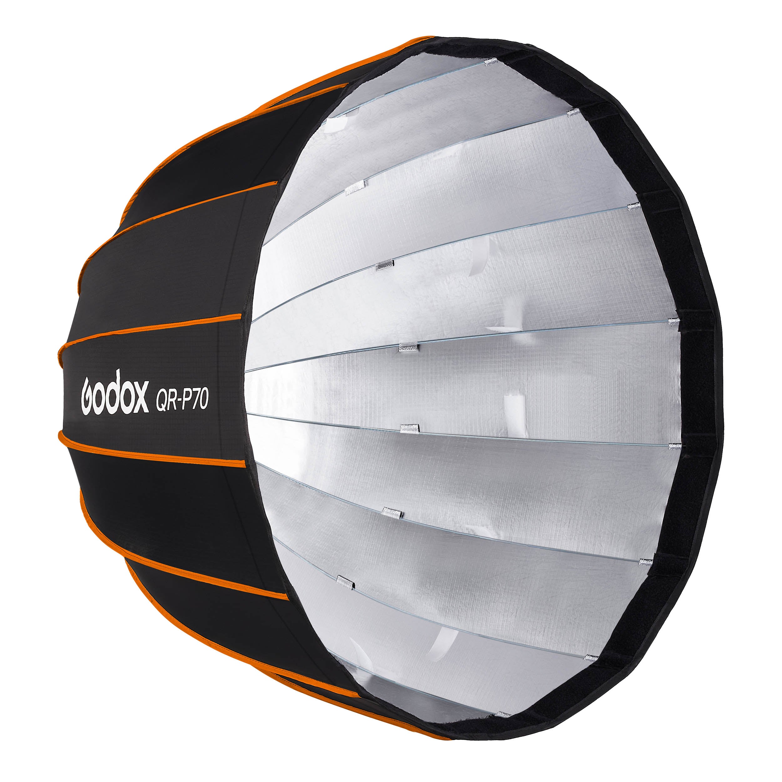 QR P70 Quick Release Deep Parabolic Softbox with Bowens S-Type Mount - Professional Photography Lighting for Studio Portraits & Product Shots