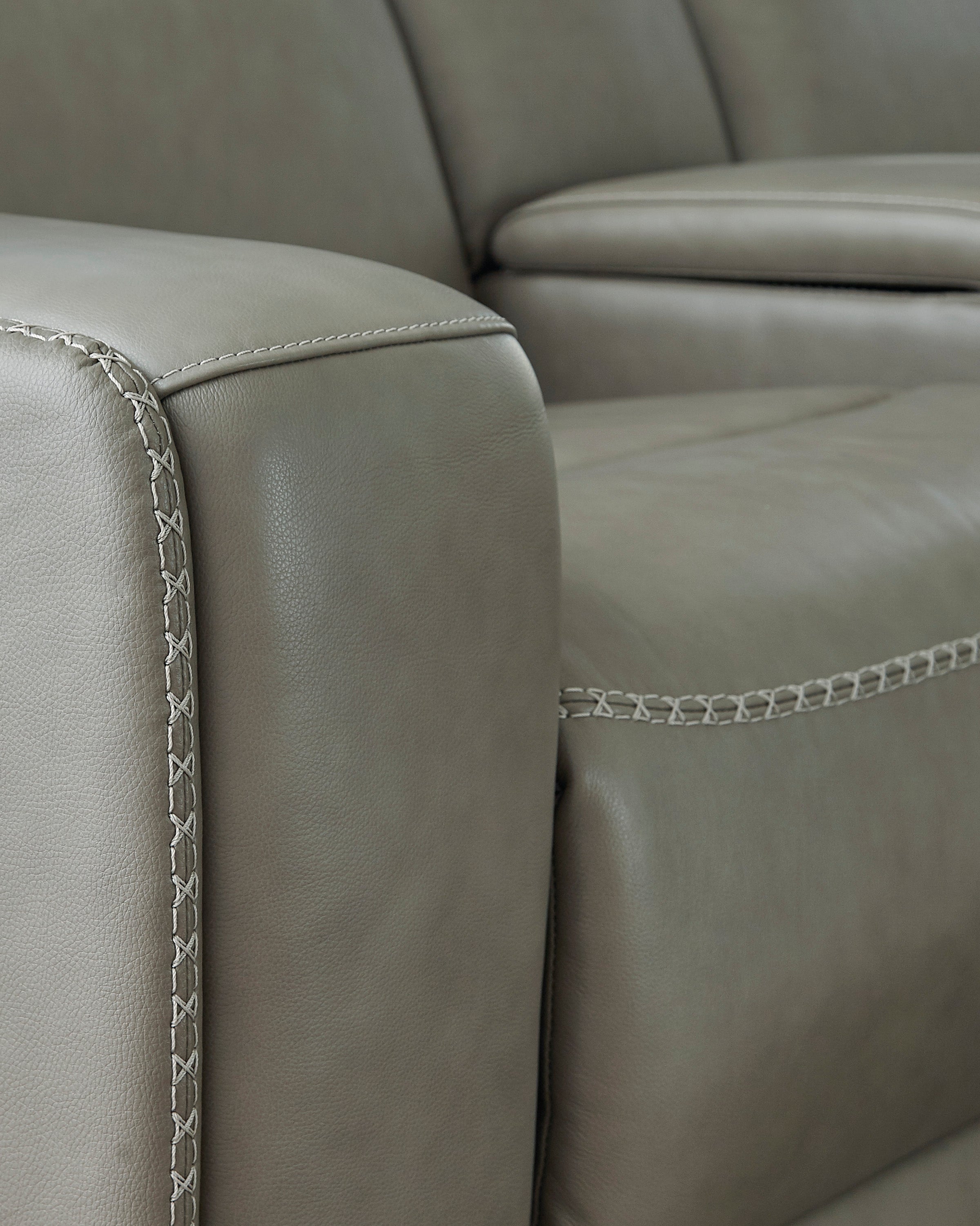 Luxury 2-Piece Genuine Leather Sofa Set - Modern Living Room Furniture for Home & Office - Perfect for Relaxing, Entertaining & Stylish Decor