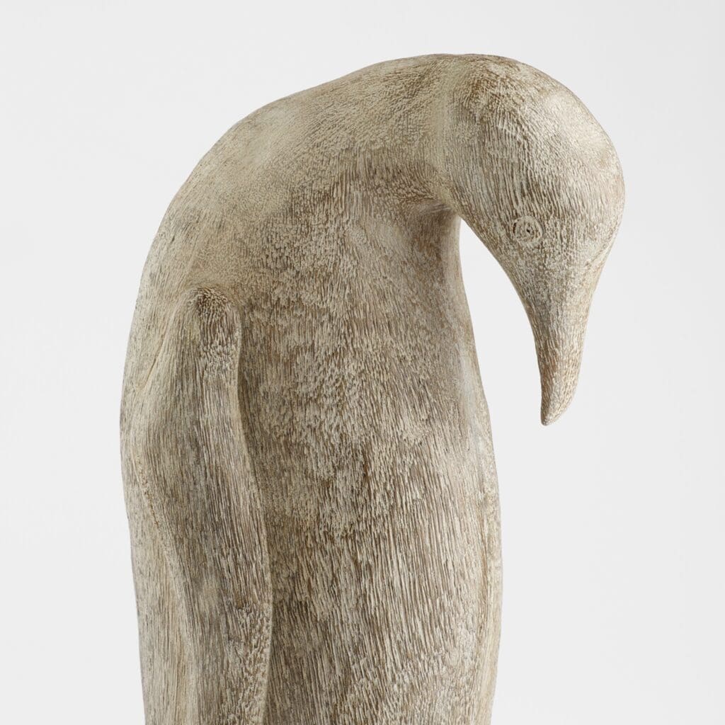 Cyan Design 11638 Grey Patina Penguin Sculpture - Medium Size Home Decor for Living Room, Office & Bookshelf