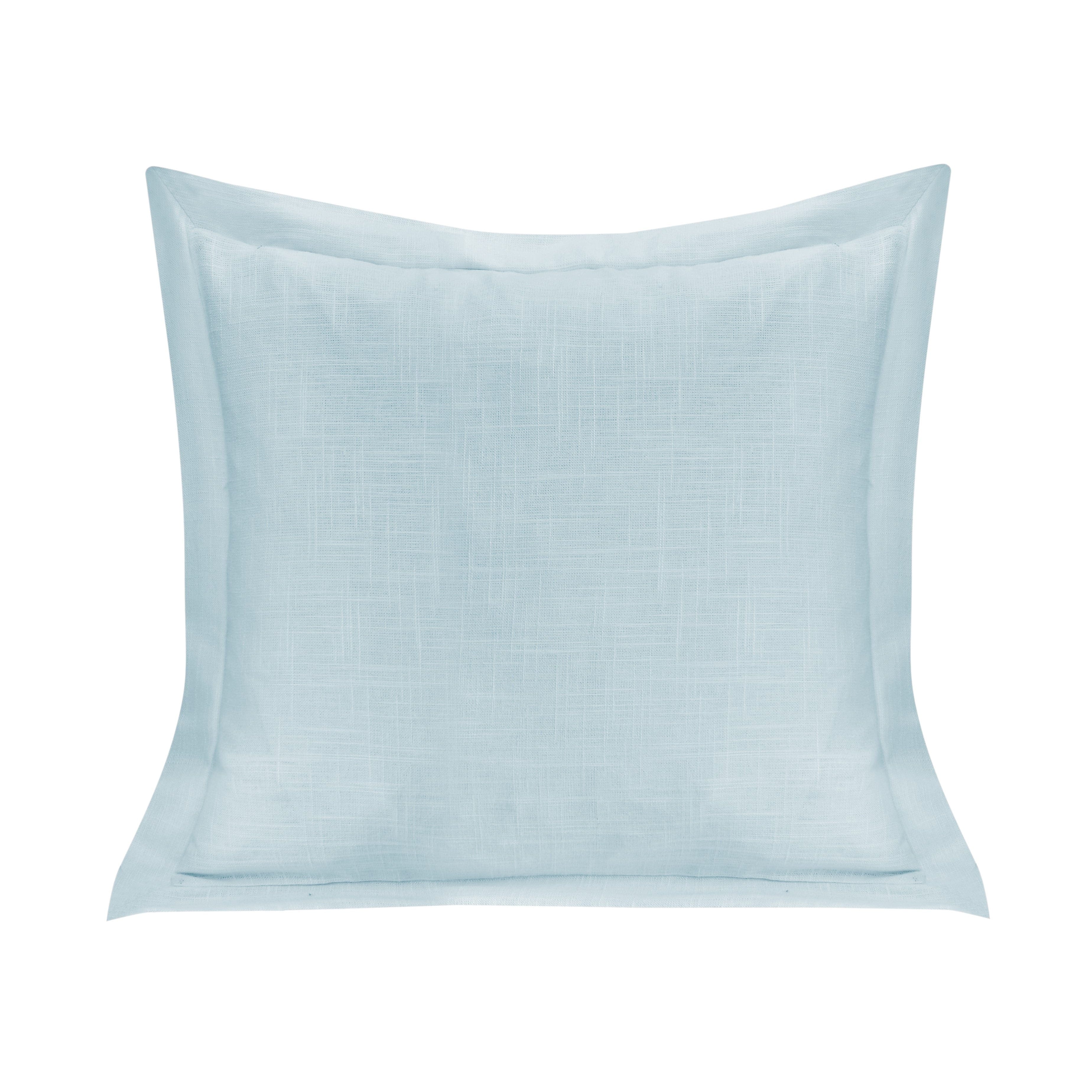 Premium Single Flanged Washed Linen Pillow Cover - Breathable & Soft Bedding for Home Decor, Boho & Farmhouse Style - Perfect for Living Room, Bedroom & Guest Room