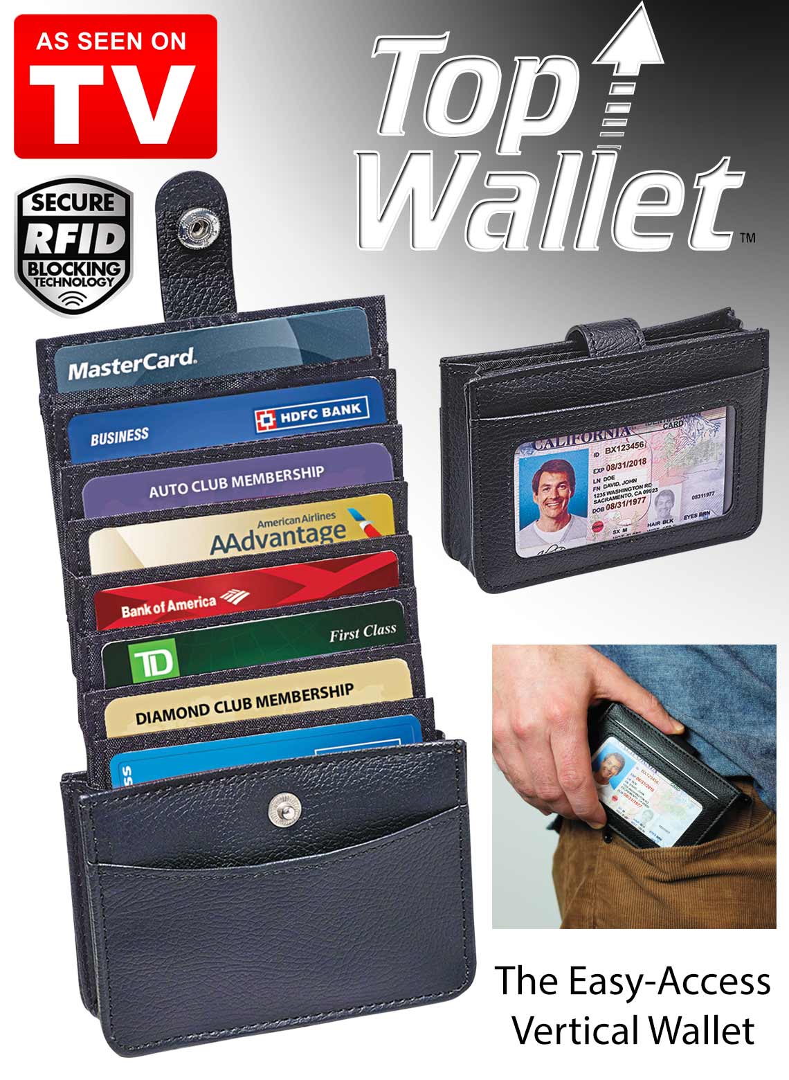Best Leather Wallets for Men - RFID Blocking Slim Bifold Wallet with Money Clip - Perfect for Travel, Business & Everyday Use