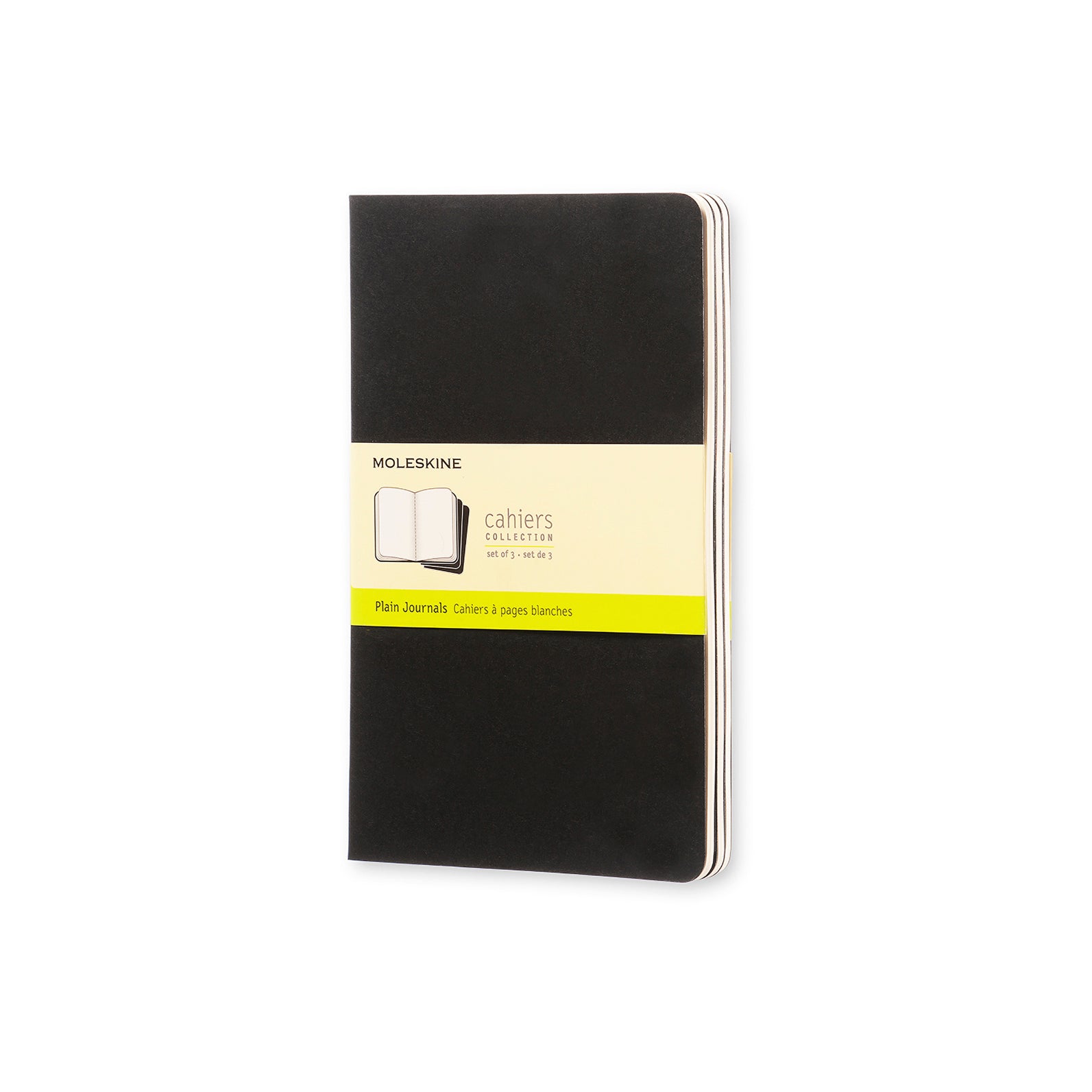 Premium Cahier Large Notebook Set - 3-Pack Lined Journal for Writing, Sketching & Note Taking - Ideal for School, Office & Creative Projects