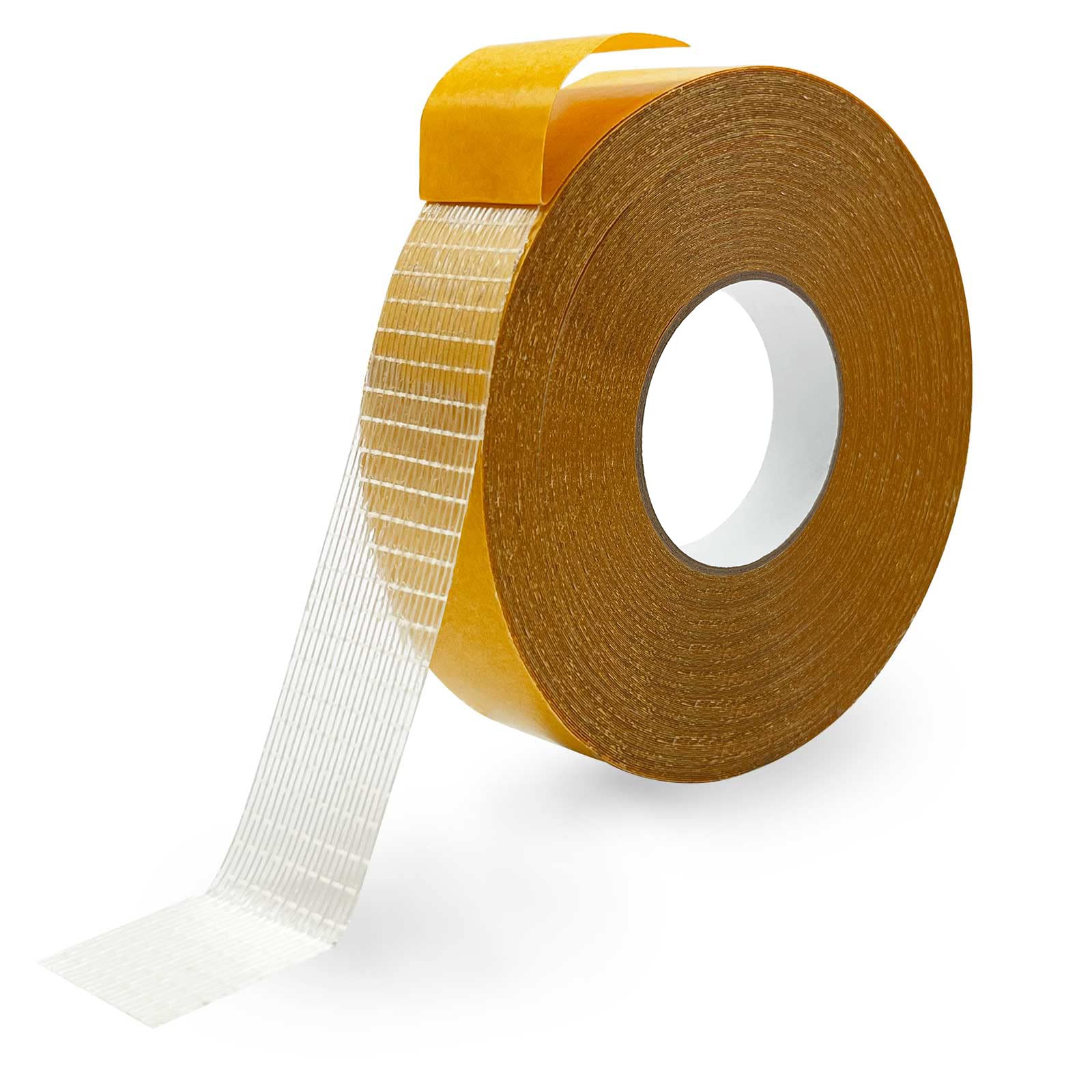 Birllaid Heavy Duty Double Sided Fabric Tape - 1 Inch x 66 FT (20m) Clear Strong Adhesive for Clothes, Carpets & DIY Projects | Washable, Removable & Multi-Purpose Sticky Tape for Home, Office & Crafting