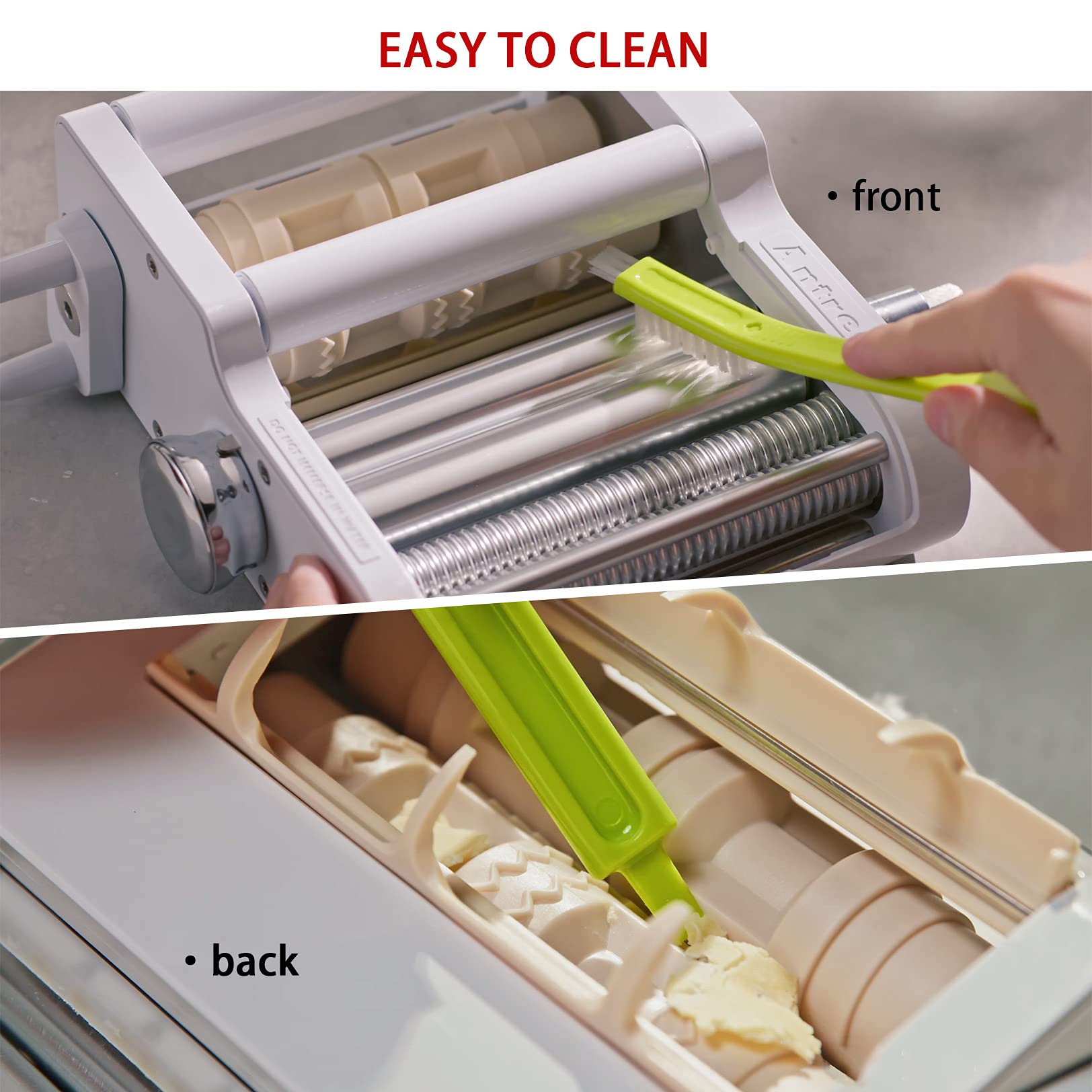 ANTREE 3-in-1 Pasta Maker Attachment for KitchenAid Stand Mixers - Includes Pasta Sheet Roller, Spaghetti Cutter & Ravioli Maker - Perfect for Homemade Pasta, Italian Dishes & Family Cooking