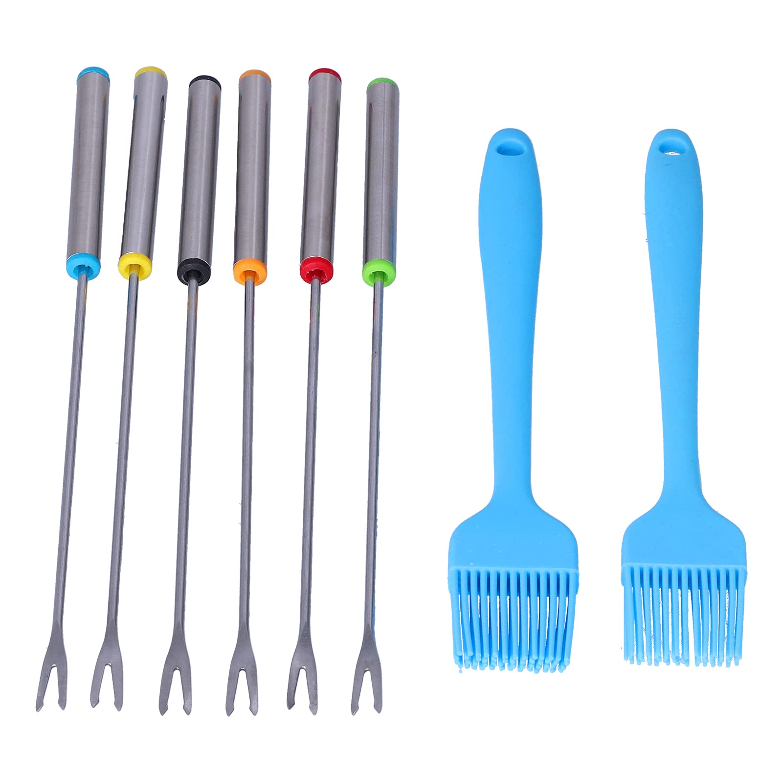 Premium BBQ Skewer Brush Kit - Heat-Resistant Grill Utensil Set with Anti-Scalding Handle for Outdoor Cooking & Backyard Grilling - Perfect for Camping, Picnics, and Home Kitchen Use