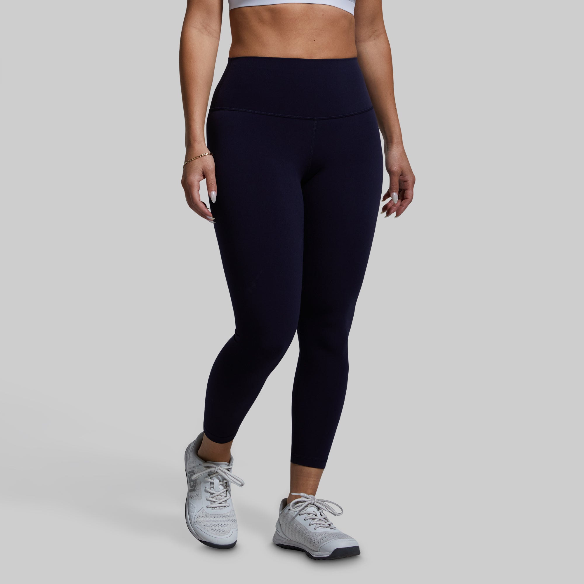 High Waist Yoga Pants for Women - Comfortable Workout Leggings with Pockets (Navy Blue) - Perfect for Gym, Running, Pilates & Lounge Wear