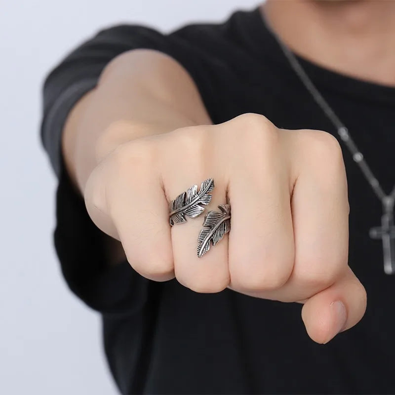 Biker Style Ring for Men & Women - Edgy Gothic Punk Jewelry - Perfect for Motorcycle Riders & Rock Fashion Lovers