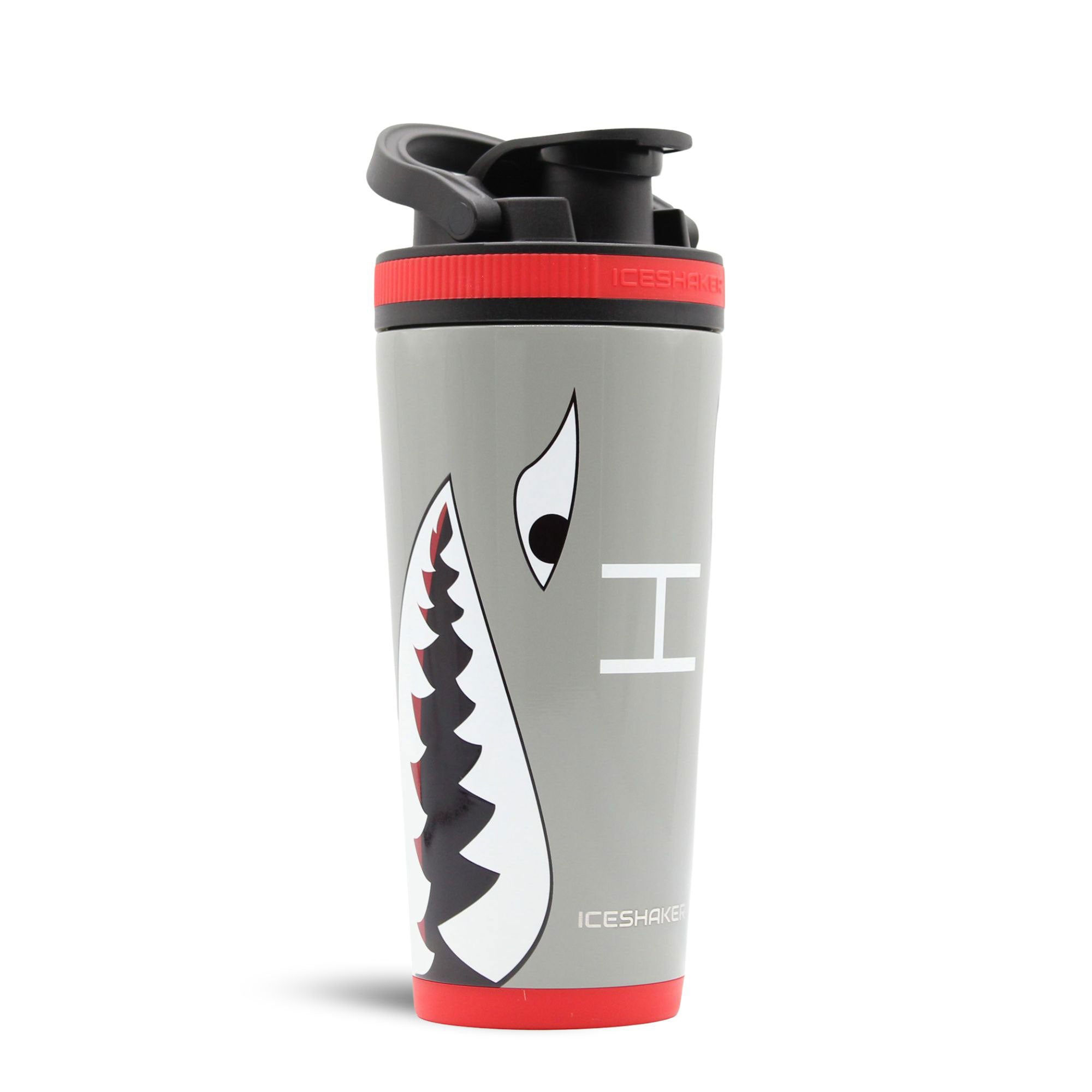 26oz Ice Shaker Allegiance Series Protein Shaker Bottle - Leak Proof Workout & Gym Water Bottle for Protein Mixing, Post-Workout Recovery & On-The-Go Hydration