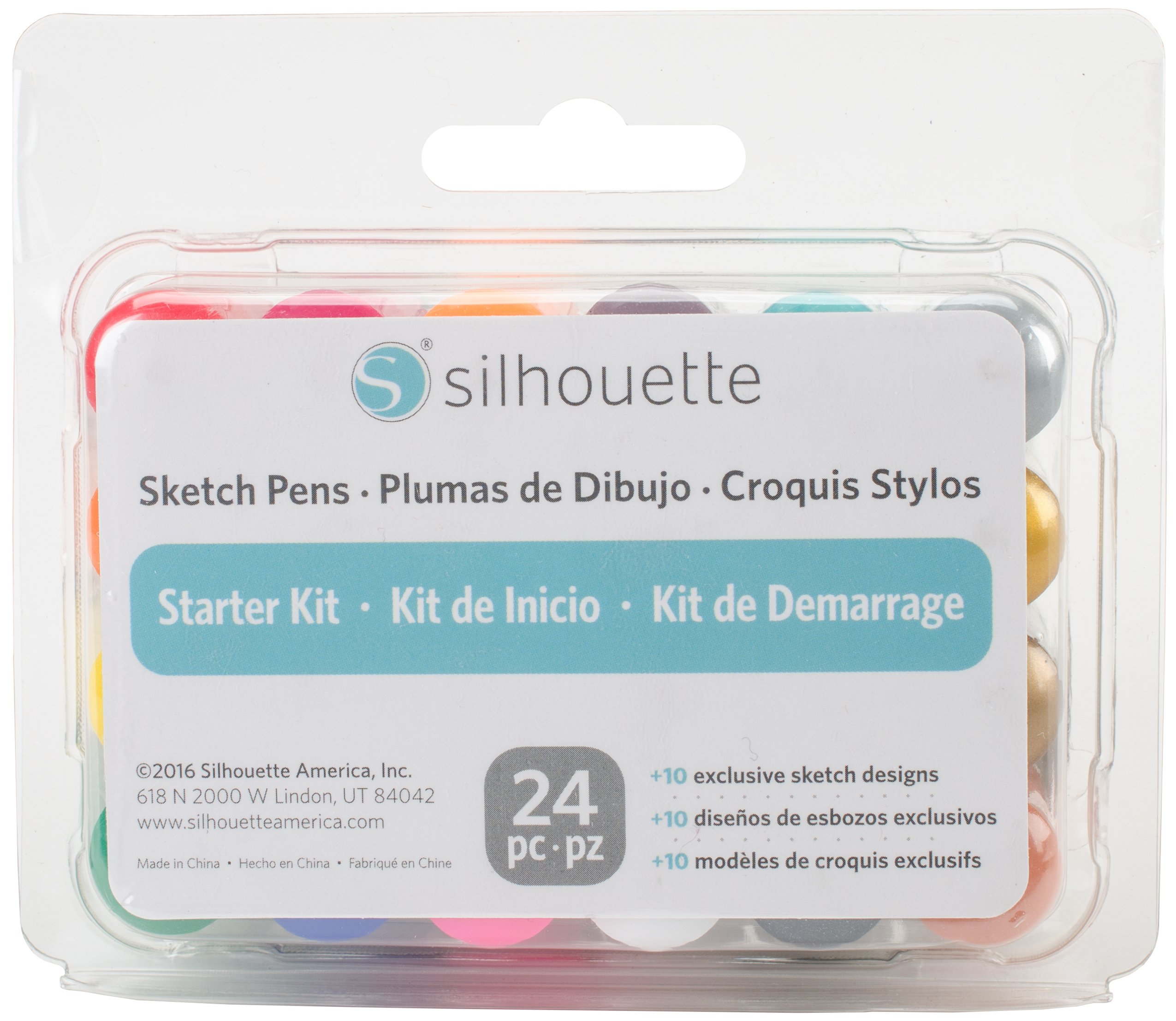 Silhouette America Original Pen Kit - 24 Count Pack for Vinyl Cutting & Crafting - Perfect for DIY Projects, Scrapbooking, and Home Decor