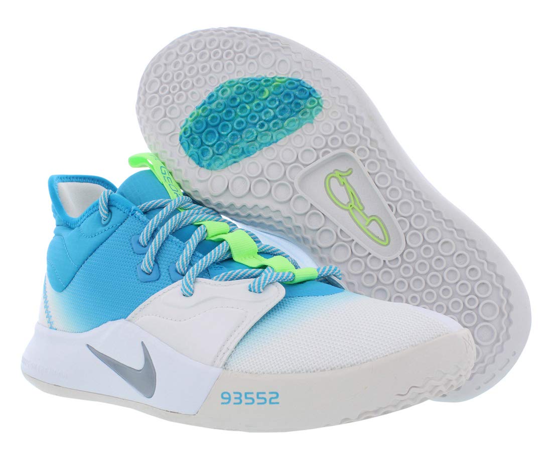 Nike PG3 Basketball Shoes for Men & Women - Size M8/W9.5 in Platinum Tint | High-Performance Court Sneakers for Basketball, Training & Casual Wear