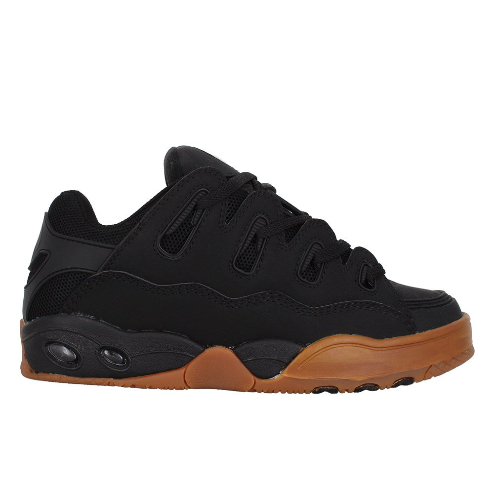 Osiris D3 OG Skate Shoes for Men - Black/Black/Gum - High-Performance Sneakers for Skateboarding & Streetwear Fashion