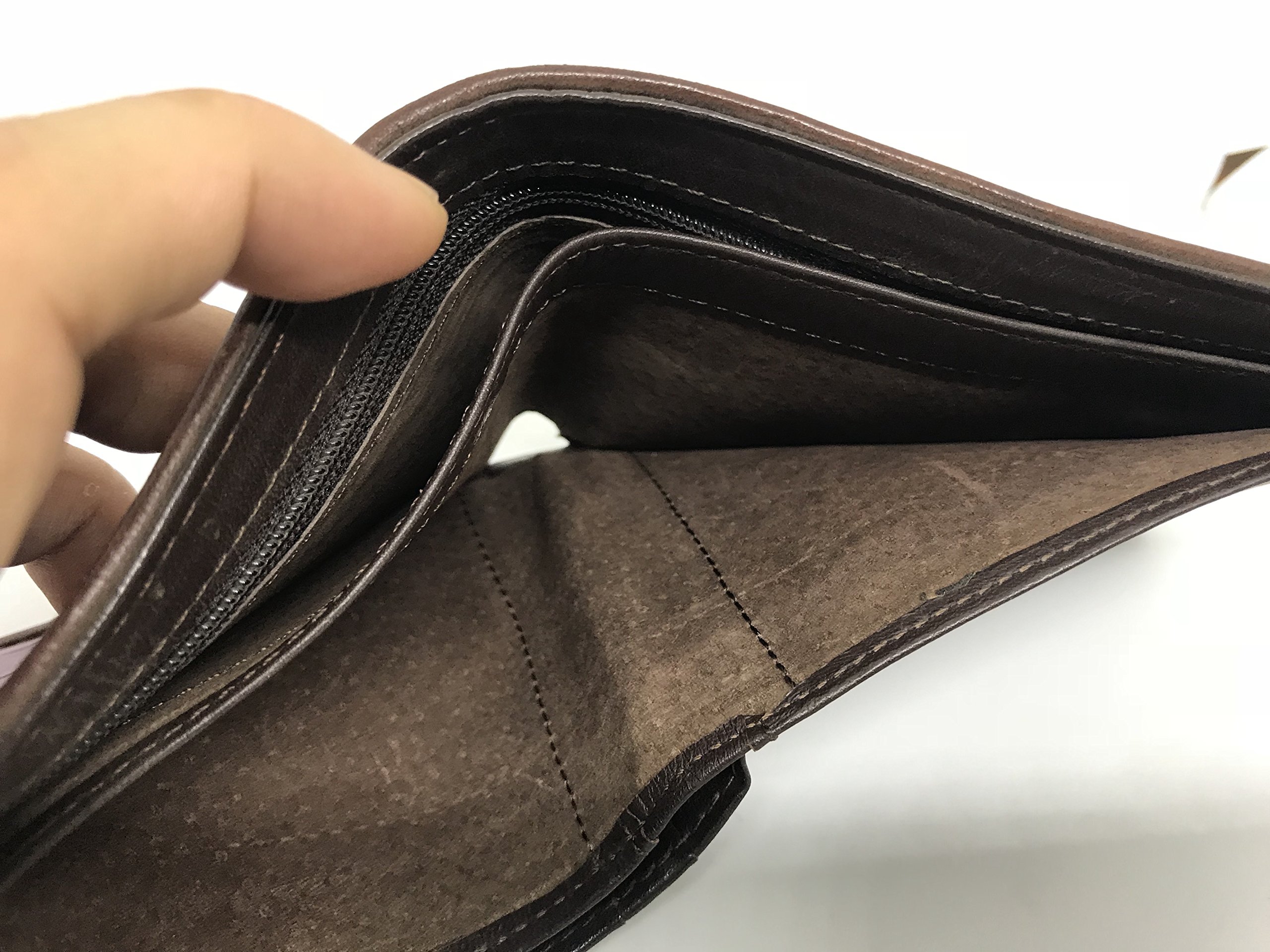 Genuine Crocodile Leather Bifold Wallet for Men - Premium Alligator Skin Billfold - Perfect for Business, Travel & Everyday Use