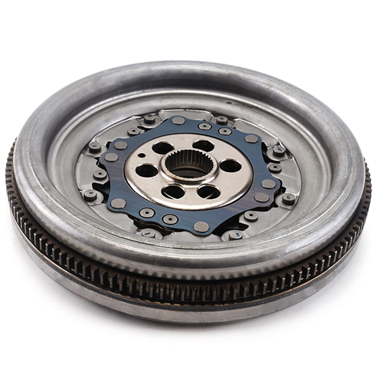 02E DQ250 6 Speed Transmission Clutch Flywheel 6 Hole 129 Teeth - Compatible with VW Audi A3 A4 A5 A6 TT Q3 Q5 (Fits 2008-2016 Models) - Perfect for Transmission Repair & Performance Upgrades