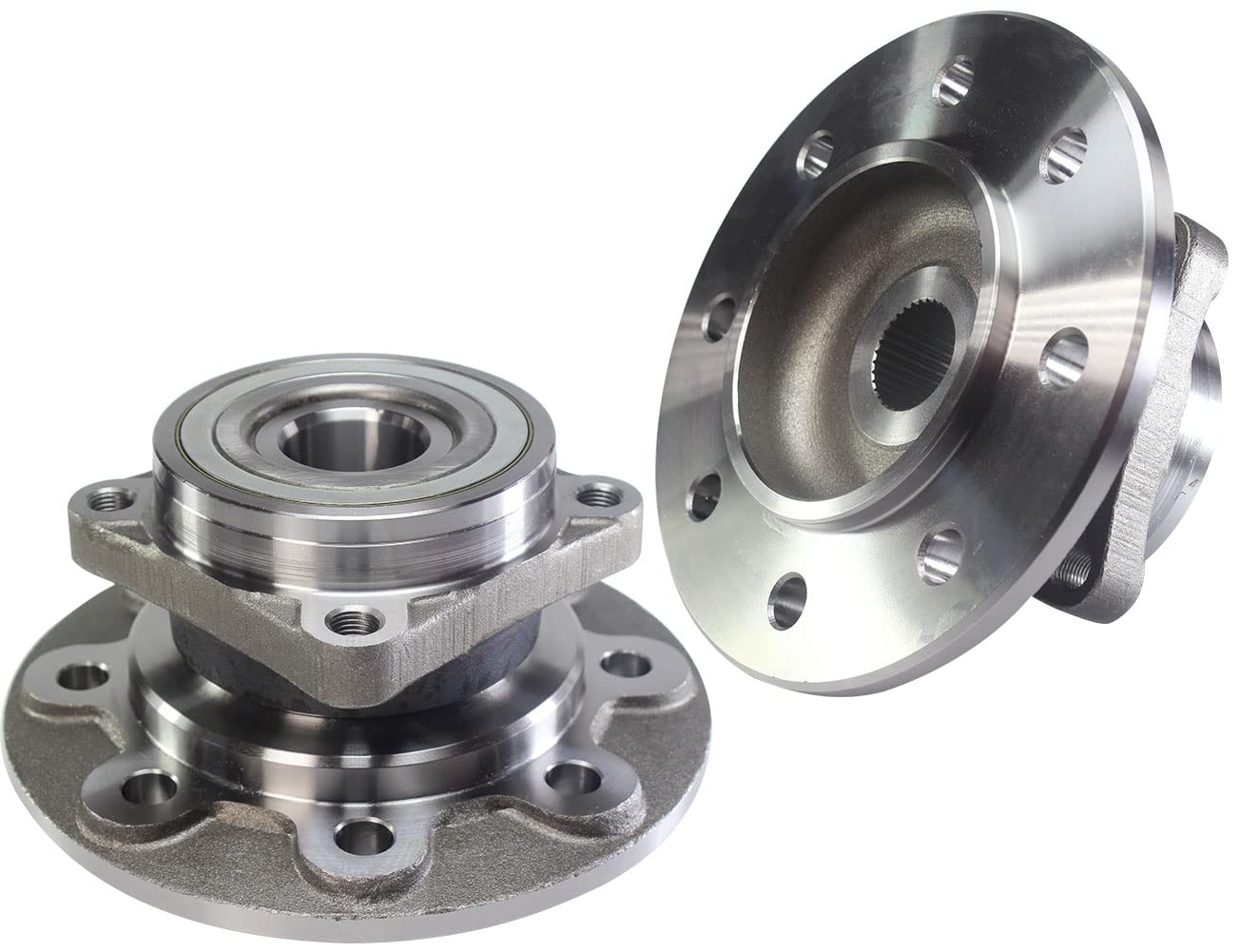 Dodge Ram 2500 Wheel Bearing Hub Assembly - 8 Lug 2WD/4WD Dana 60 Axle Compatible - Low Runout ABS Front Wheel Bearing Kit (2-Pack) - Perfect for Off-Roading, Towing & Heavy-Duty Truck Maintenance