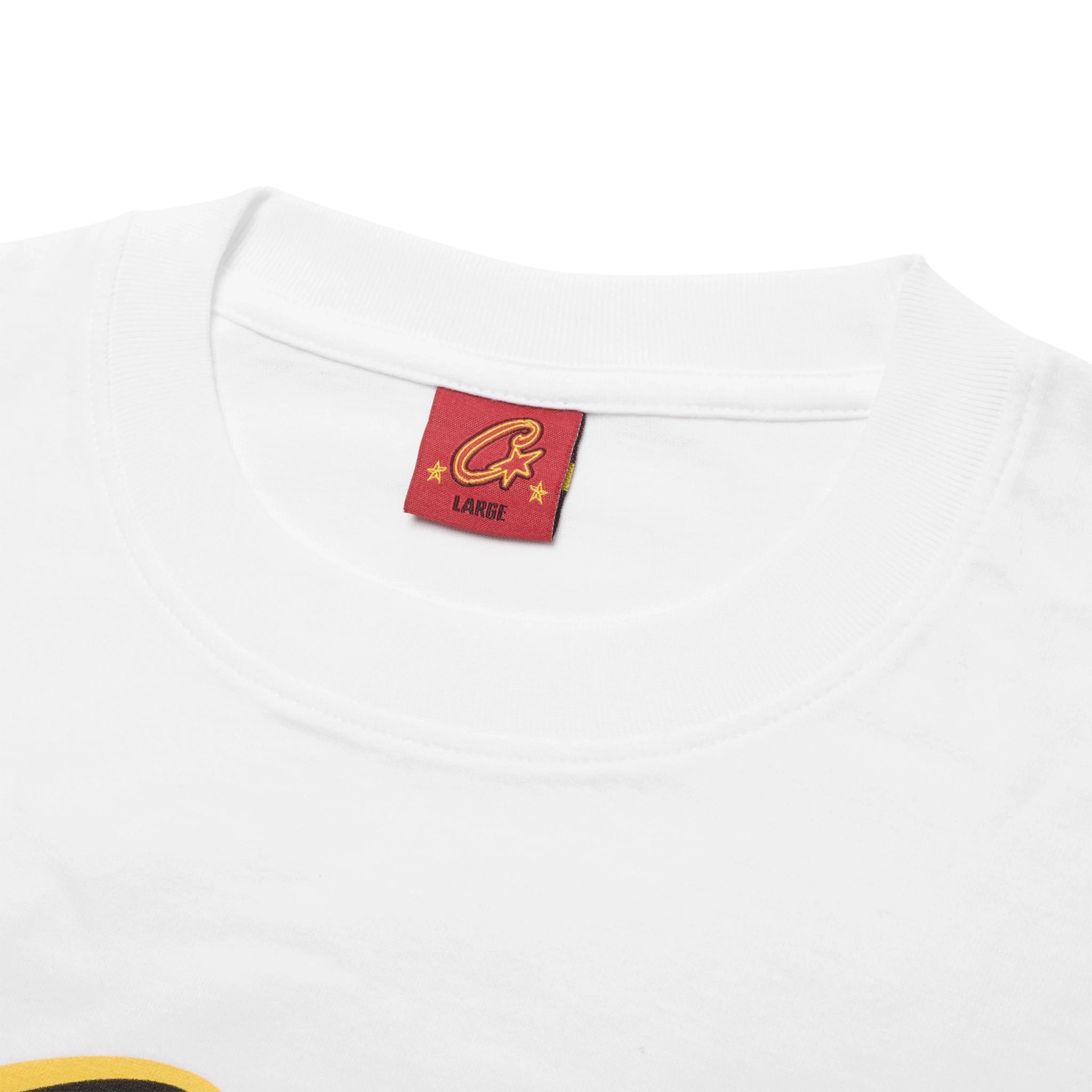 Corteiz Allstarz White T-Shirt - Men's Casual Short Sleeve Cotton Tee for Streetwear & Everyday Outfits