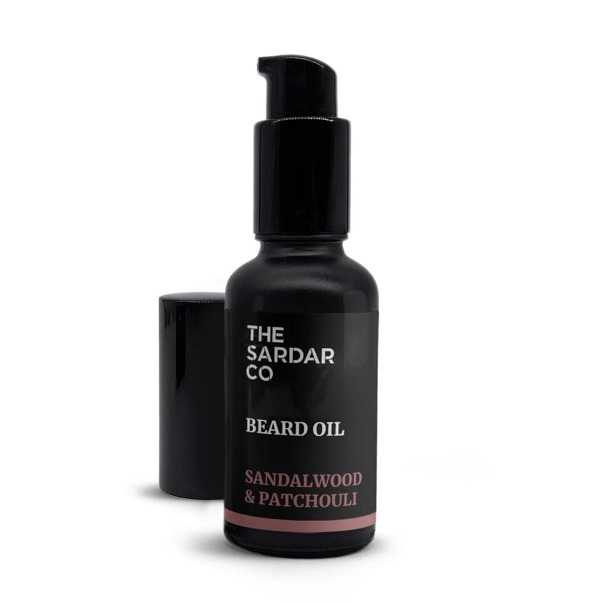 Organic Sandalwood & Patchouli Beard Oil with Argan & Jojoba Oil - Hydrating Beard Conditioner for Growth & Softness - Perfect for Daily Grooming & Styling - Ideal for Men's Facial Hair Care & Beard Maintenance