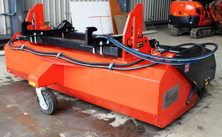 Best Hydraulic Forklift Sweeper for Warehouse Cleaning - Heavy-Duty Industrial Floor Sweeper for Efficient Debris Removal