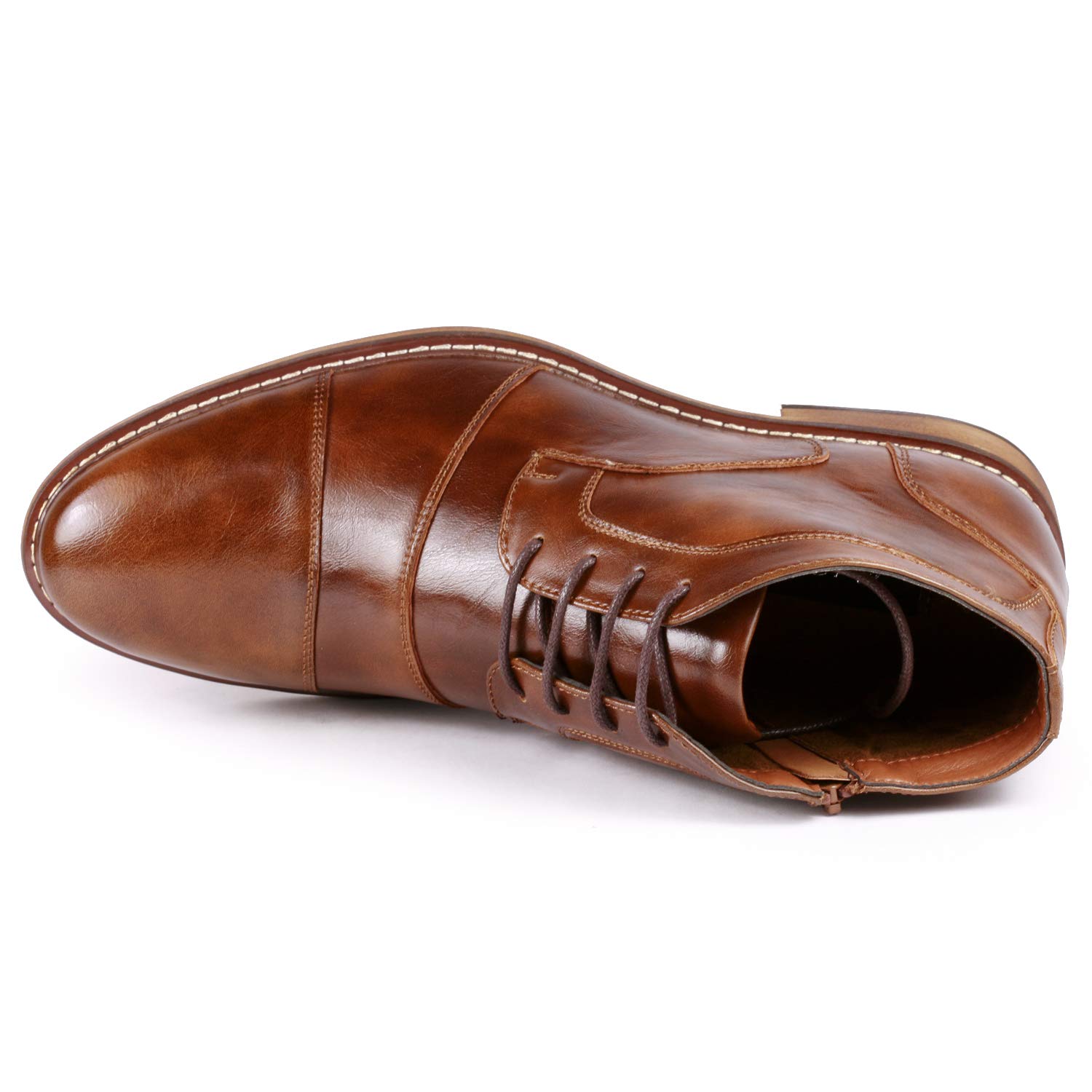 Metrocharm MC147 Men's Cap Toe Oxford Dress Shoes - Formal & Casual Ankle Boots for Business, Office & Wedding Occasions