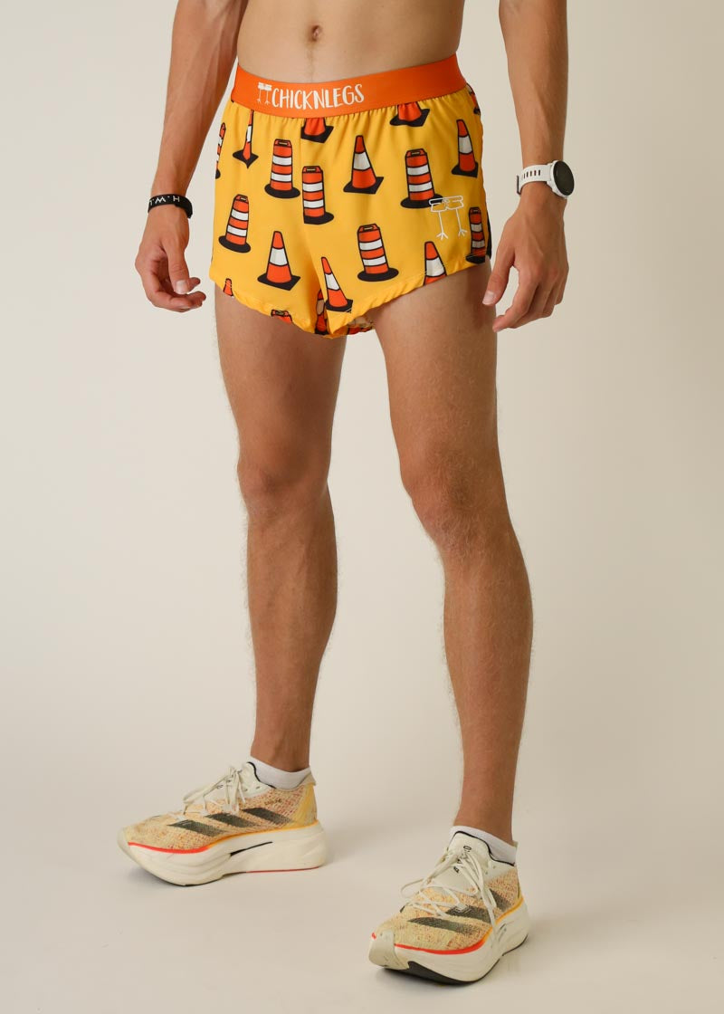 Men's Running Shorts with 2 Split Design - Lightweight & Breathable for Jogging, Gym Workouts & Outdoor Sports