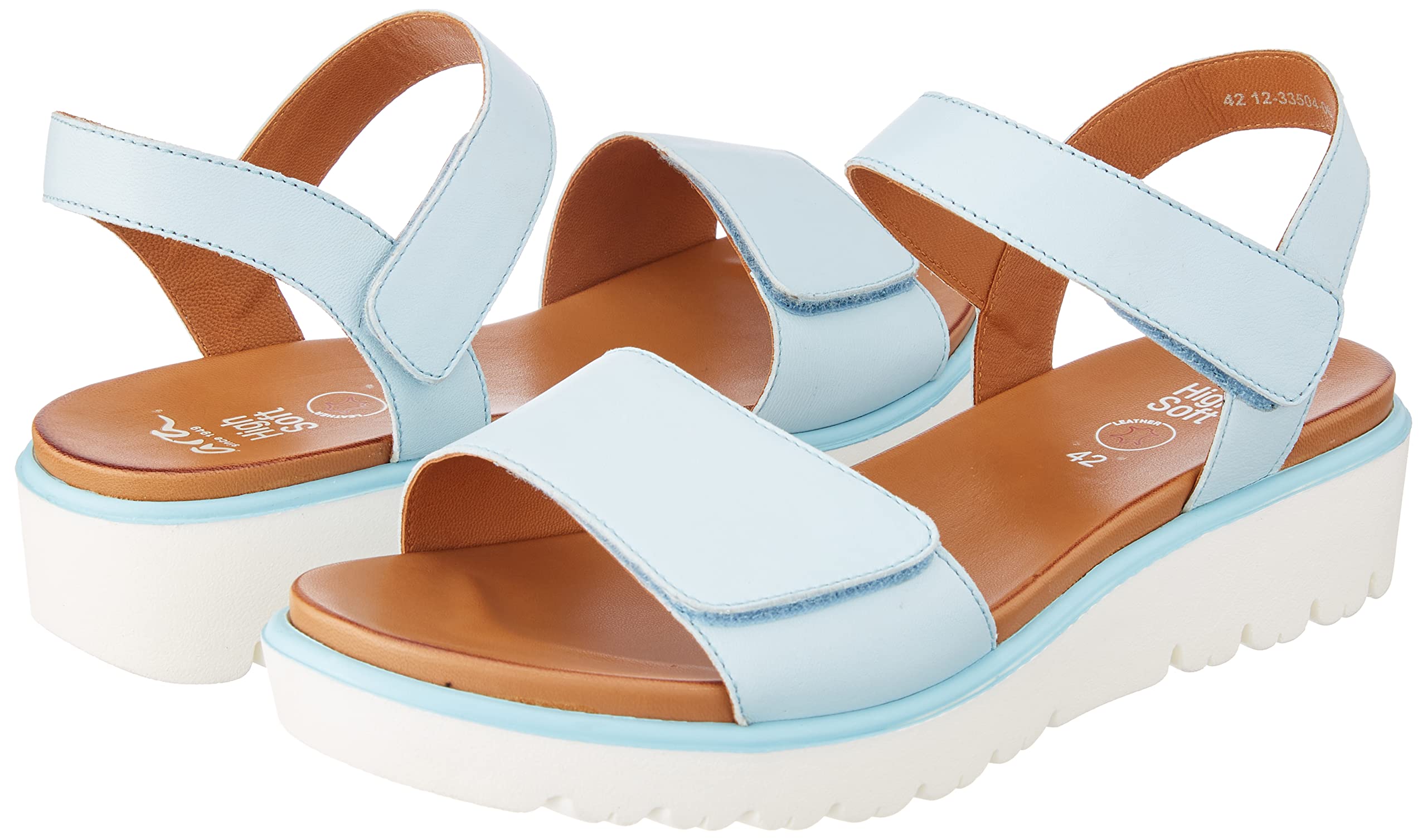 ARA Women's Comfortable Ankle-Strap Wedge Sandals - Stylish Summer Casual Shoes for Beach, Vacation & Everyday Wear