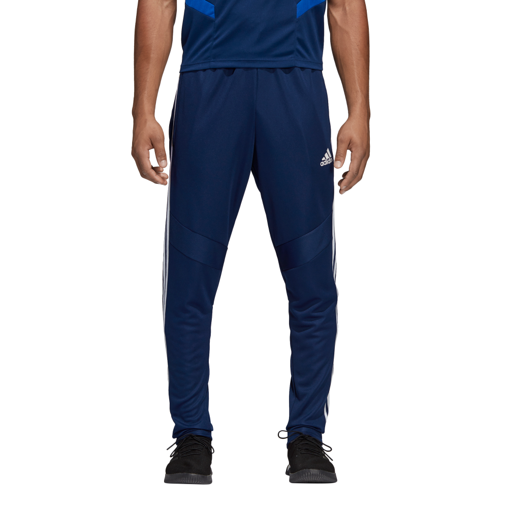 Adidas Men's Tiro 19 Training Pants - Dark Blue/White - Performance Soccer & Gym Workout Pants for Athletes - Perfect for Football Practice, Running & Fitness Training
