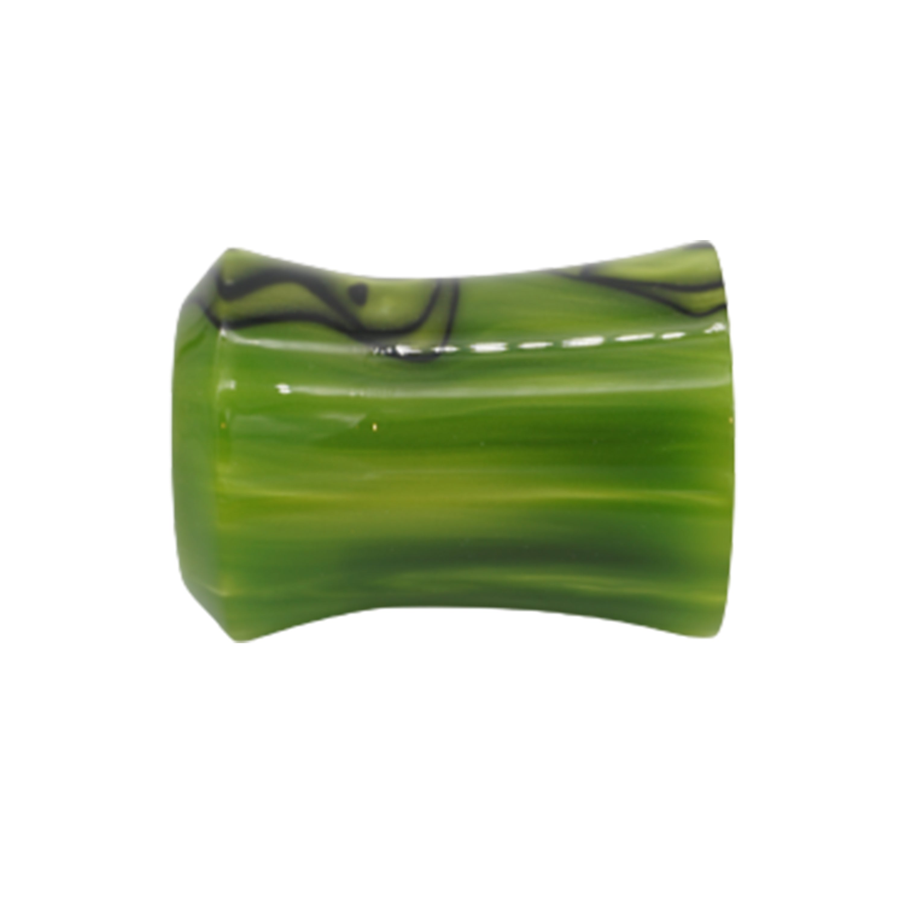 Premium Handcrafted Toxic Green Shaving Brush Handle - Fits 24mm & 26mm Knots - Perfect for Wet Shaving & Grooming Gifts for Men