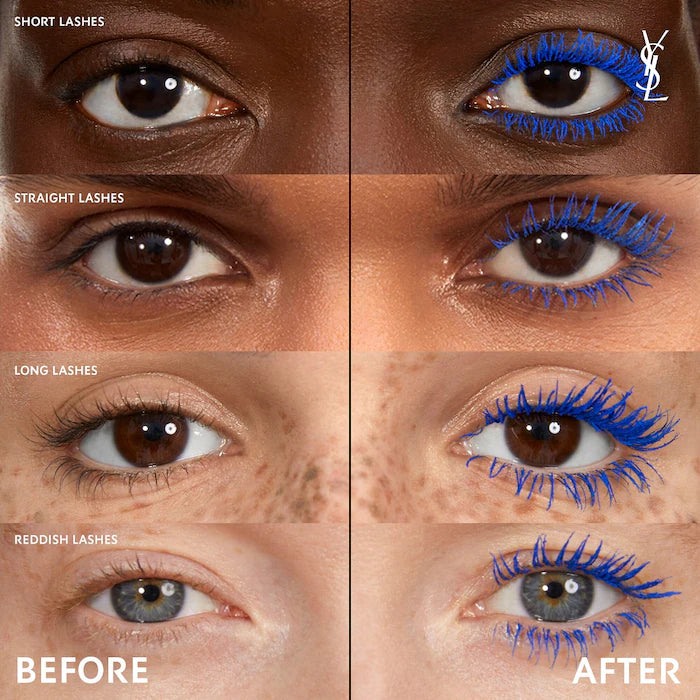 Yves Saint Laurent Lash Clash Extreme Volume Mascara - Lengthening & Volumizing for Dramatic Lashes | Perfect for Night Out & Special Occasions