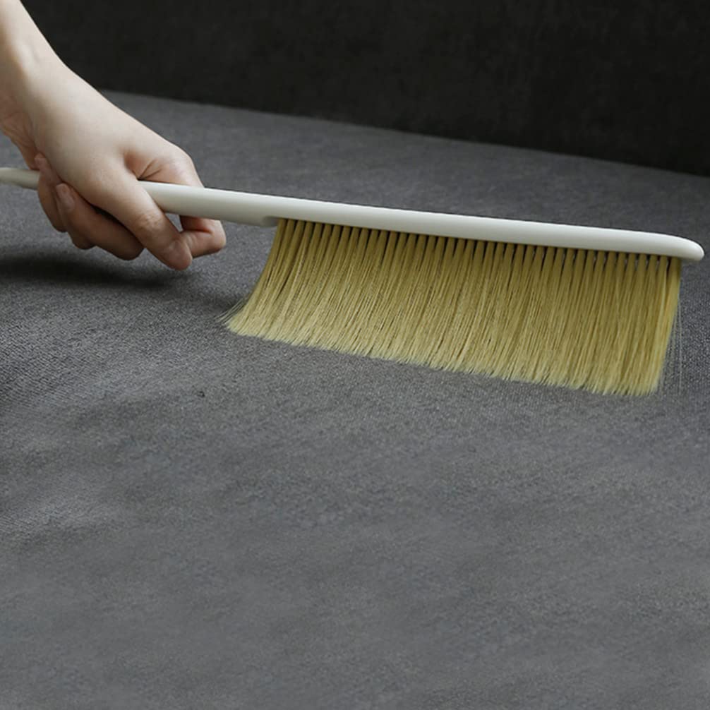 DECHOUS Soft Bristle Carpet Cleaning Brush - Multi-Surface Dusting Brush for Bedroom, Hotel, Car & White Comforters | Gentle Fur & Quilt Cleaning Tool for Home & Commercial Use