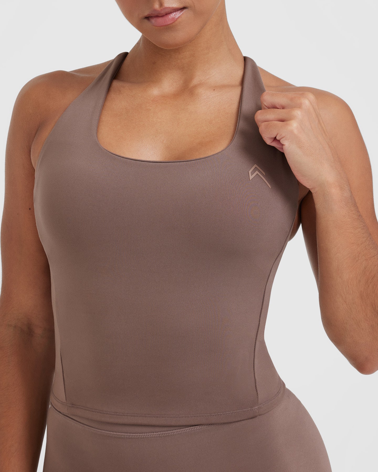 Timeless Square Neck Mid Vest for Women - Cool Brown | Casual & Layering Outfits | Perfect for Fall & Winter Fashion