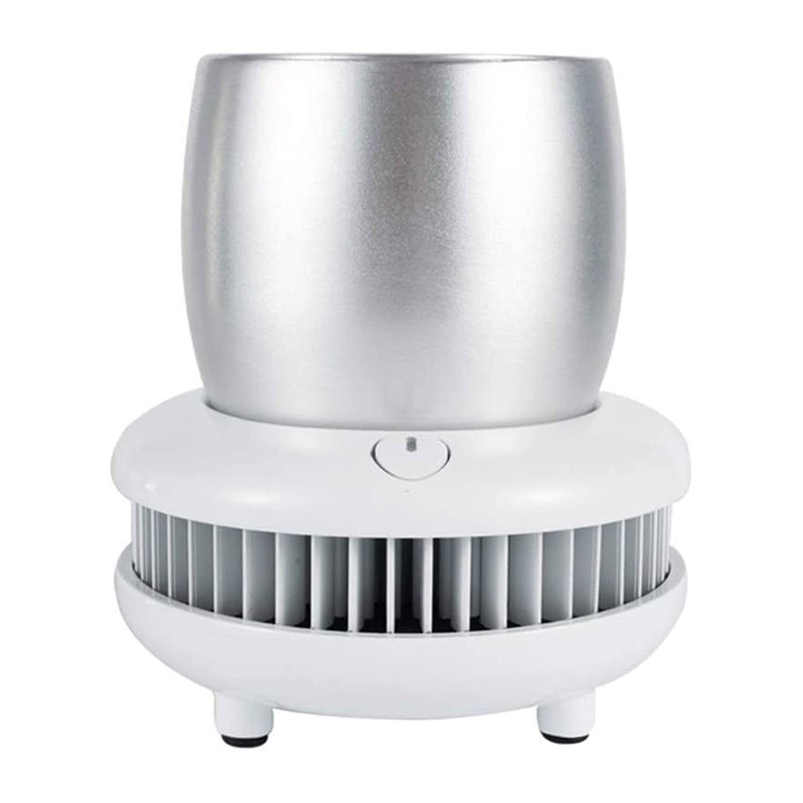 Portable Mini Refrigerator - 12V Electric Cooler for Drinks & Beverages | Compact Cooling Cup for Home, Office, Car & Travel | Instant Quick Chilling White Mini Fridge for Summer Use