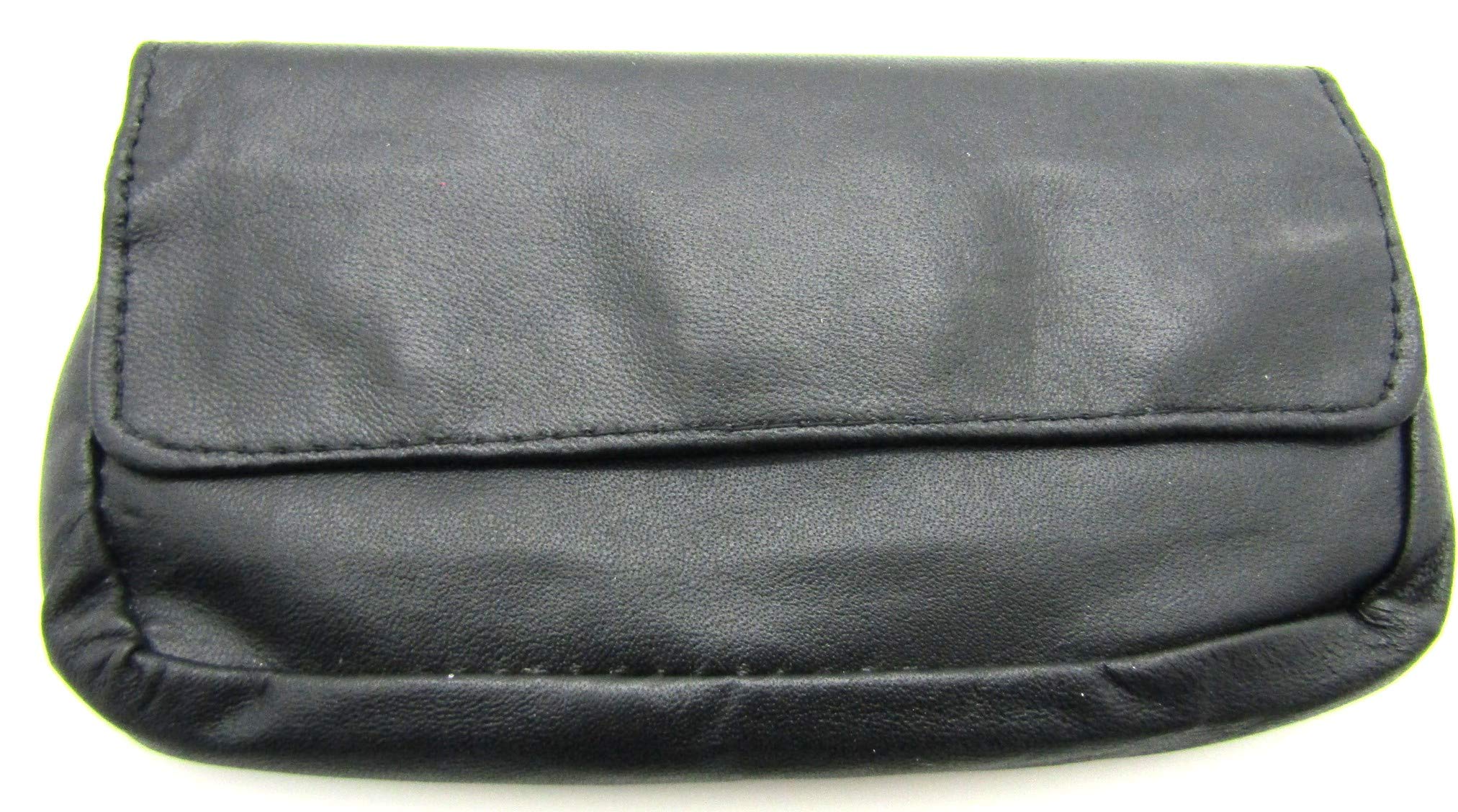 Premium Men's Soft Sheep Nappa Leather Tobacco Pouch Wallet Holder - Slim Design for Cigarettes, Cash & Cards - Perfect for Travel, Outdoor & Daily Use