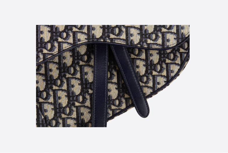 Dior Blue Oblique Saddle Bag for Women | Luxury Designer Crossbody Handbag | Perfect for Parties, Date Nights & Special Occasions