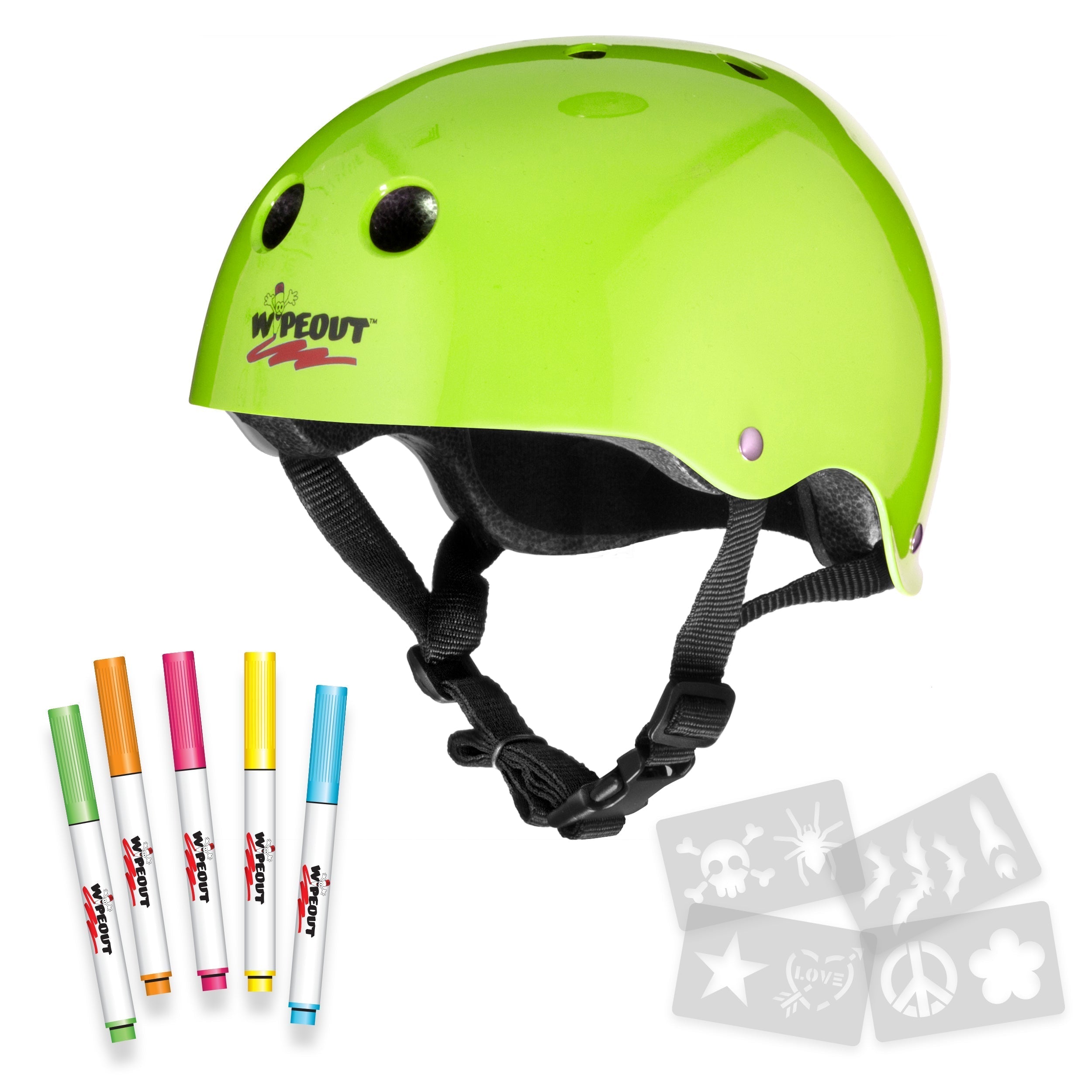 Dry Erase Helmet for Kids & Adults - Reusable Whiteboard Safety Helmet for Biking, Skateboarding & Sports - Fun Writable Design for Messages & Doodles