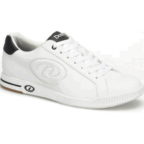 Dexter Men's Nash White Bowling Shoes - Comfortable & Durable for League Play & Casual Bowling