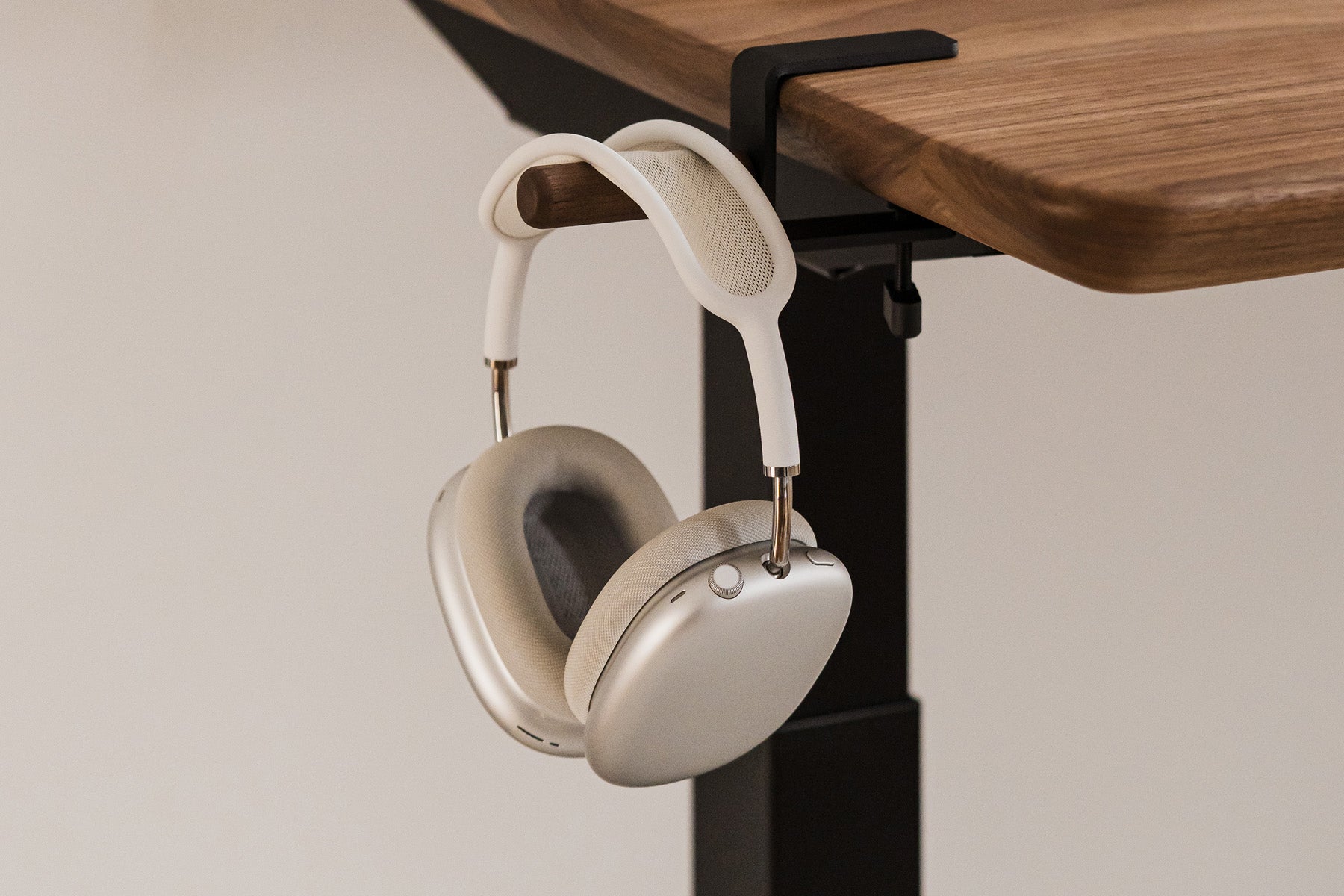 Premium Desk Mounted Headphone Hook - Space Saving Headset Holder for Gaming, Office & Home Use - Durable Metal Headphone Stand for Ergonomic Workspace Organization