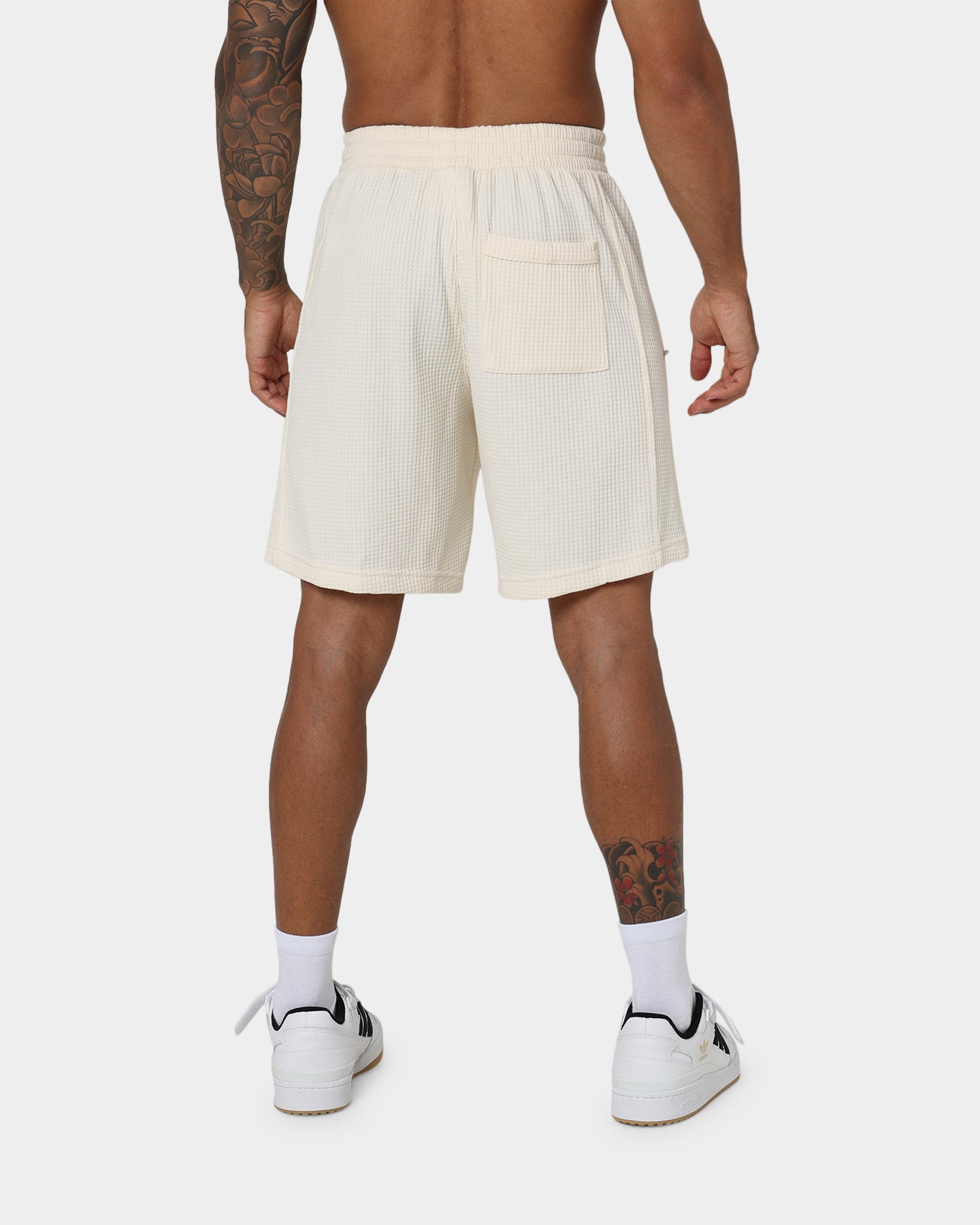 Adidas Waffle Running Shorts for Men - Wonder White - Lightweight Athletic Shorts for Running, Gym & Workout - Comfortable Training Shorts with Quick-Dry Fabric