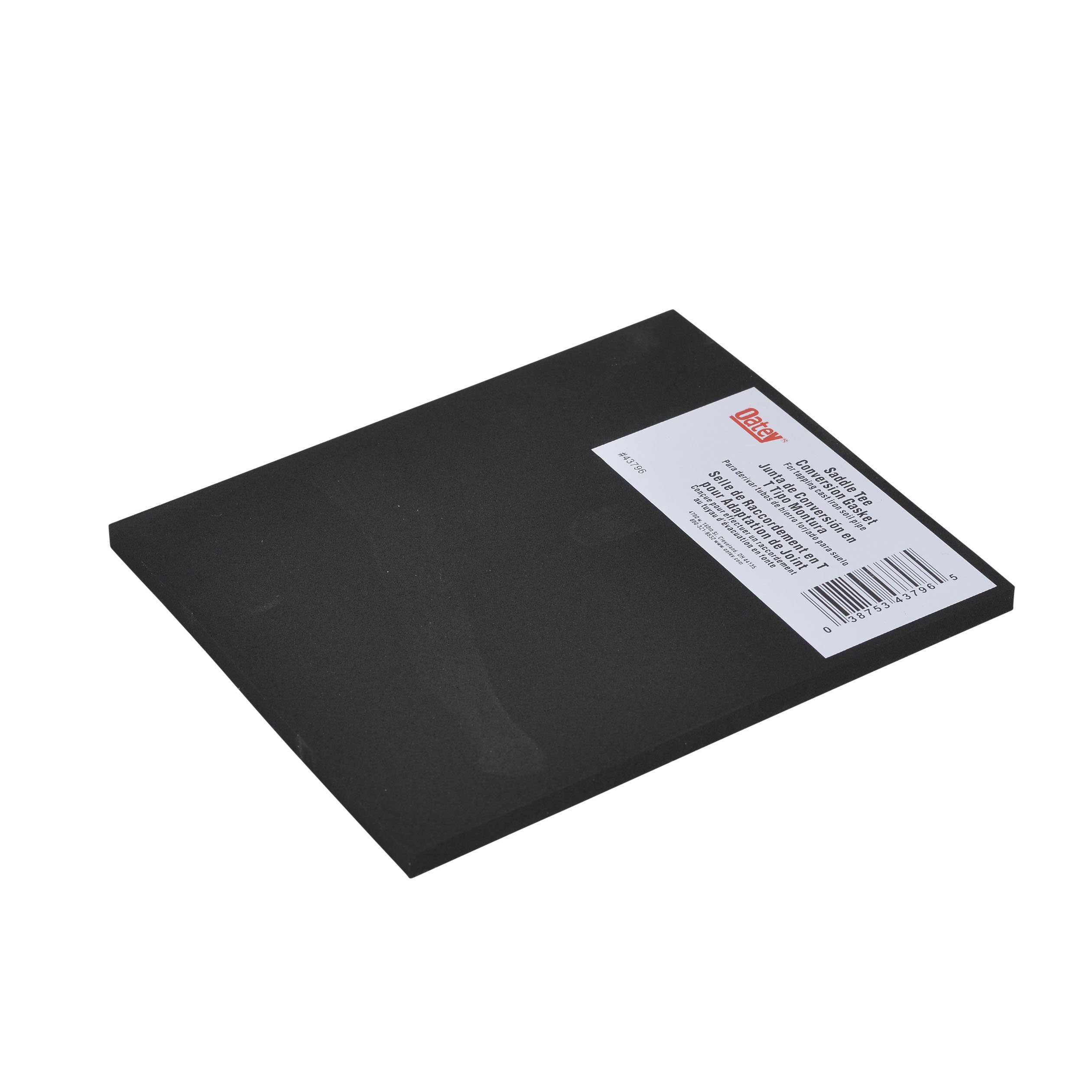 Oatey Cast Iron Soil Pipe Tapping Gasket - Durable Rubber Seal for Plumbing & Drainage Systems - Perfect for Sewer Line Repairs & Pipe Connections