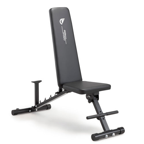 Adjustable Weight Bench for Home Gym - 6-Position Incline/Decline Workout Bench with Leg Holders | Perfect for Strength Training, Dumbbell Exercises & Full-Body Workouts - Circuit Fitness AMZ 617BN