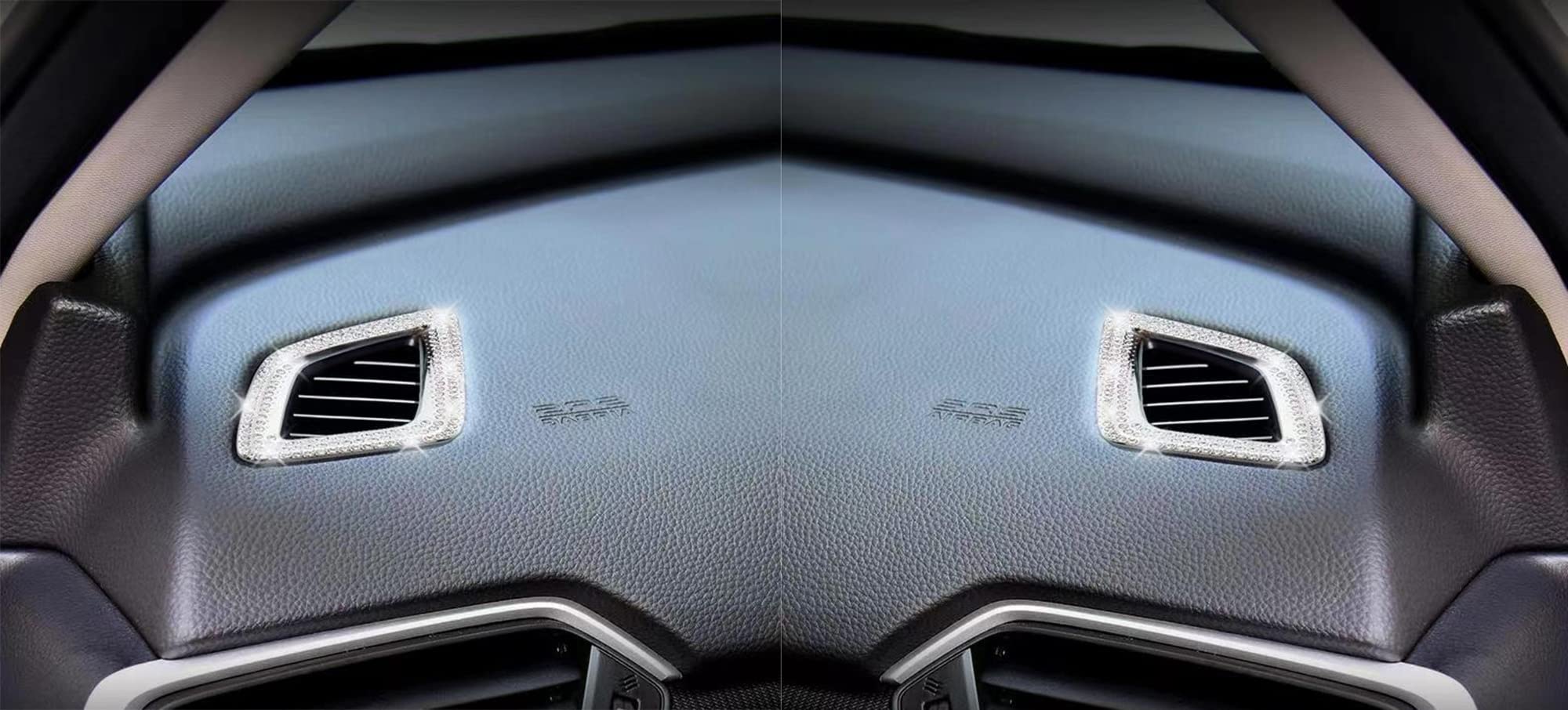 Crystal Rhinestone Car Air Vent Trim Cover - Compatible with Honda Accord 2018-2021 - Stylish Dashboard Decoration for Interior Upgrade (Perfect for Car Shows, Gifts & Personalization)
