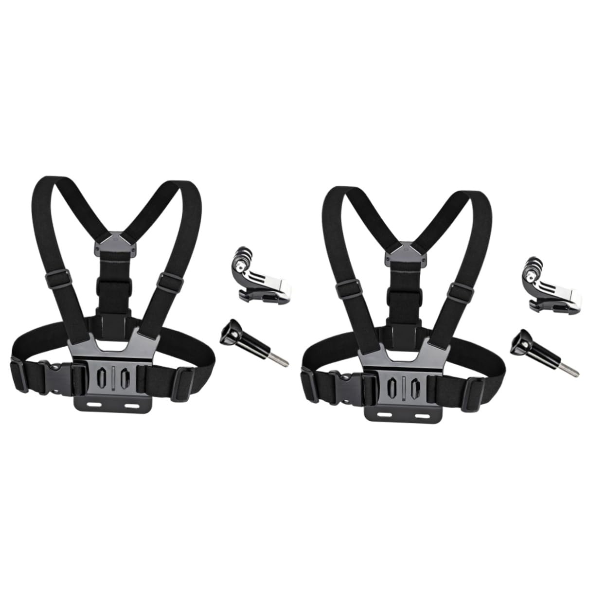 Artibetter 2-Pack Breast Tape & Chest Strap for GoPro Hero 4/3+/3/2/1 - Sports Camera Accessories for Hands-Free Action Shots During Running, Cycling & Outdoor Adventures