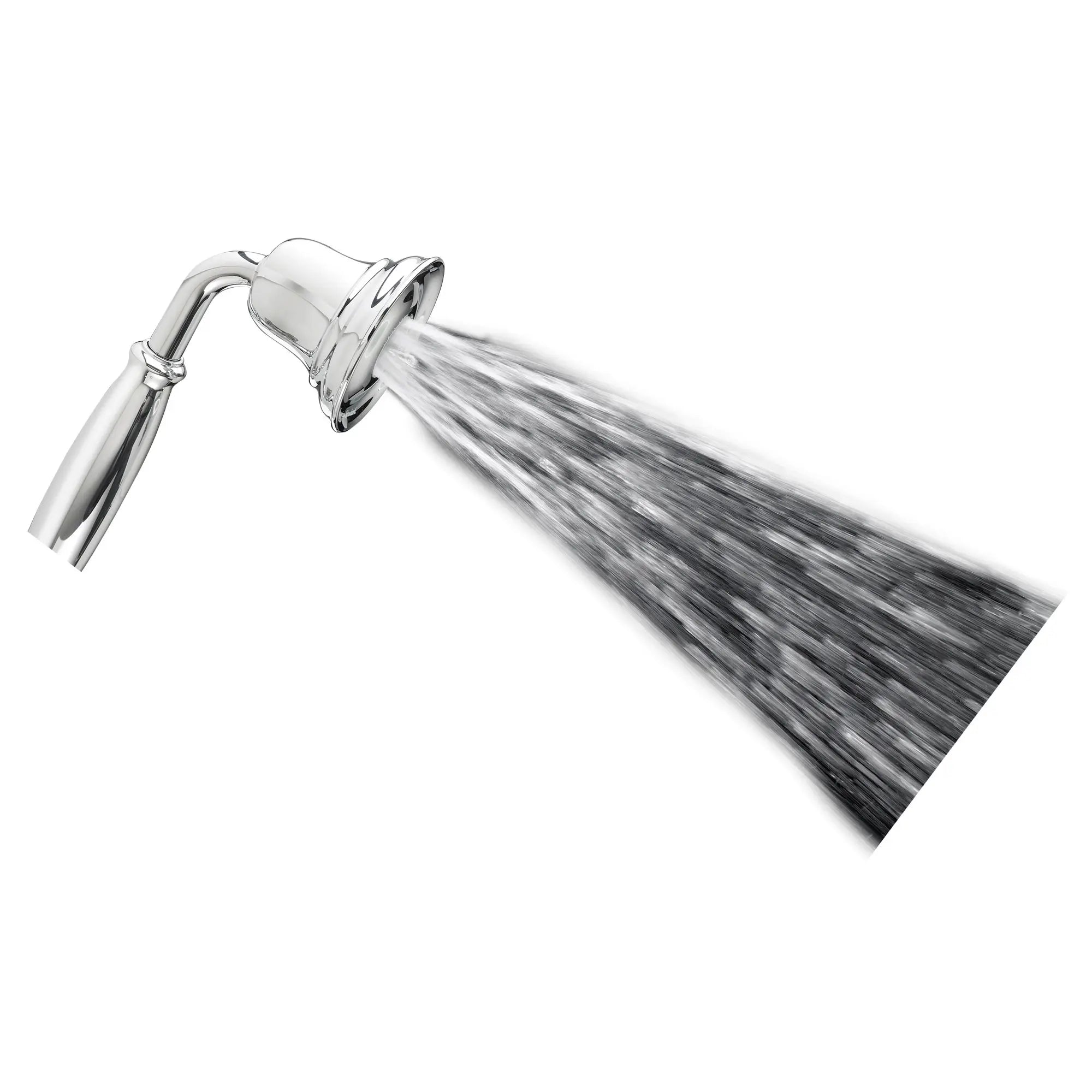 FloWise 1.5 GPM Traditional Single Function Hand Shower - 9 Inch Bathroom Shower Head with 5 Spray Modes for Relaxing Massage, Perfect for Home Spa and Kids Bath Time