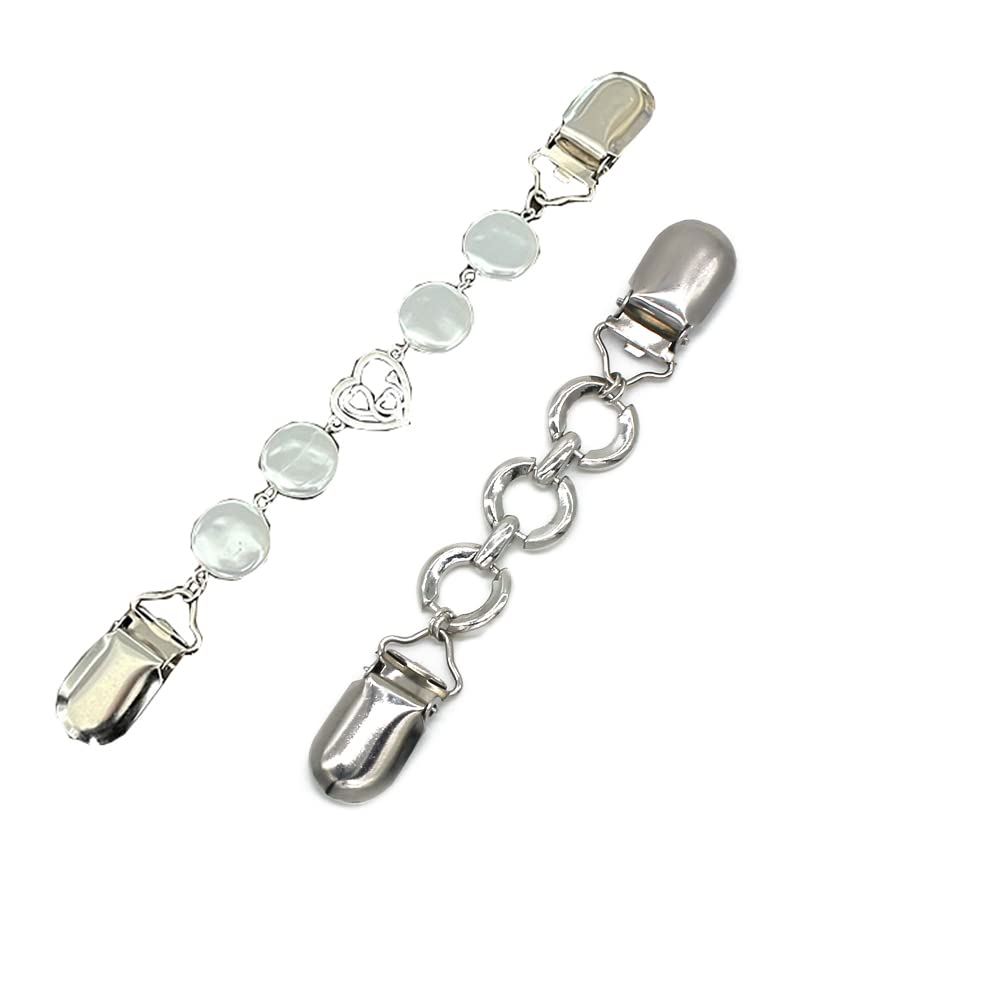 Antique Shawl Clips 2pcs - Cardigan & Sweater Clips for Women - Perfect for Layering Outfits