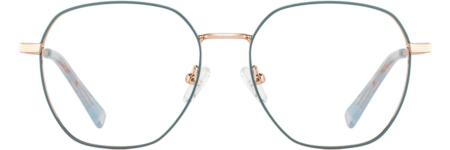 Adin Thomas AT600 Eyeglasses - Lightweight Metal Frame Glasses for Men & Women - Trendy Clear Lens Eyewear for Reading, Working & Daily Use
