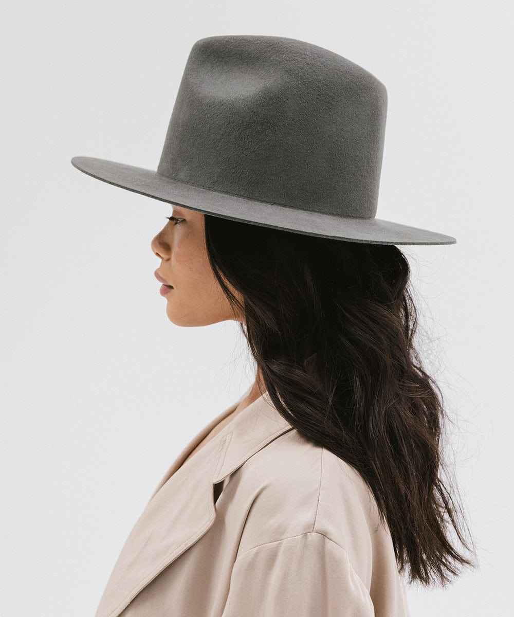 Billie Tall Fedora Hat for Women - Stylish Wide Brim Sun Hat with Adjustable Band - Perfect for Outdoor Events, Beach Vacations & Fashion Accessories