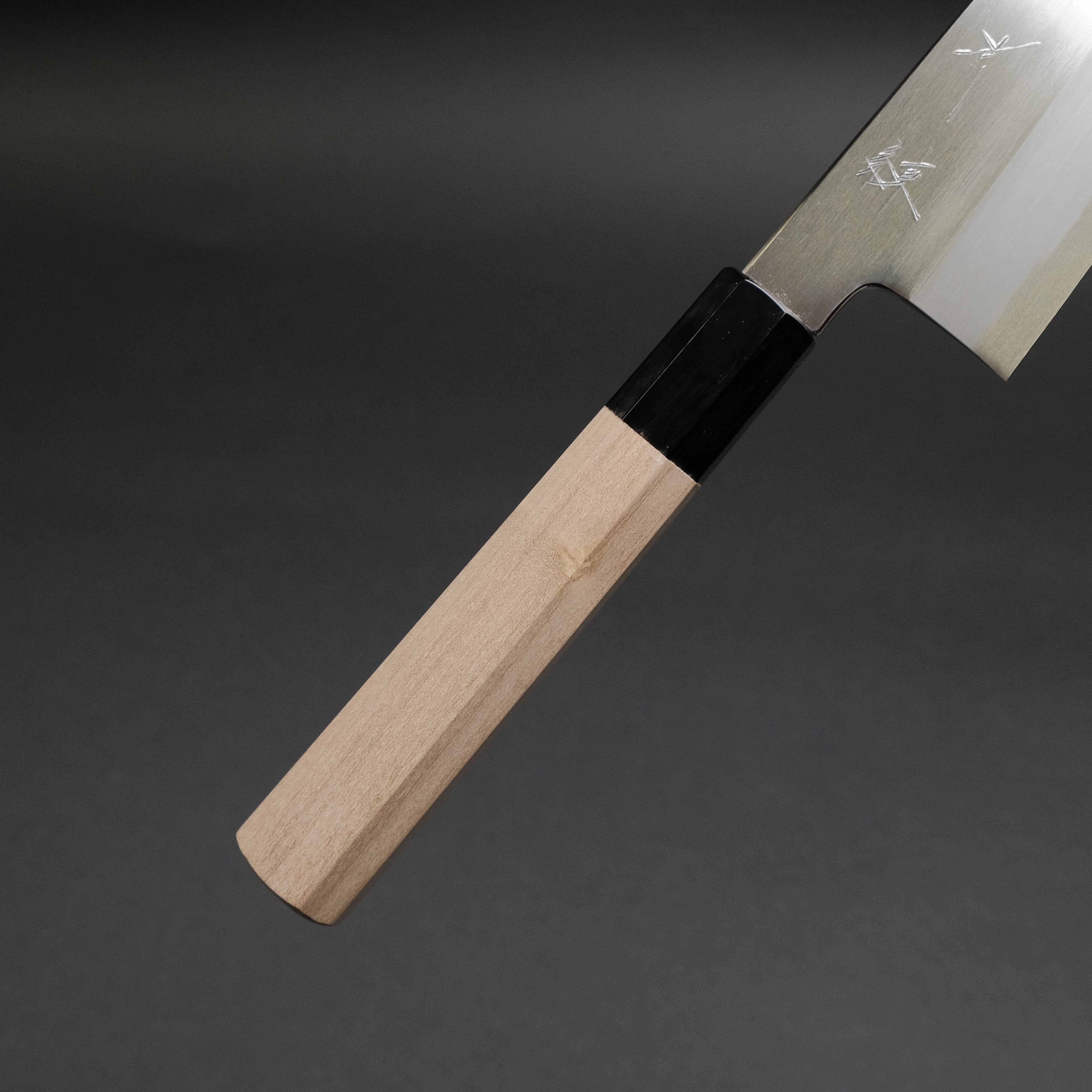 Hitohira Kikuchiyo Ren White #2 Gyuto 240mm Japanese Chef Knife with Ho Wood Handle - Perfect for Sushi, Meat Cutting & Professional Kitchen Use