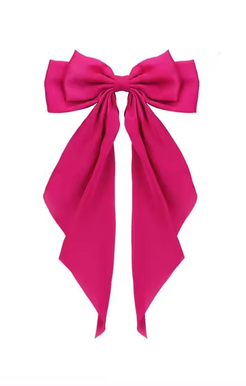 Darling Hair Bow - Hot Pink Hair Accessories for Girls | Perfect for Parties, Weddings & Everyday Style