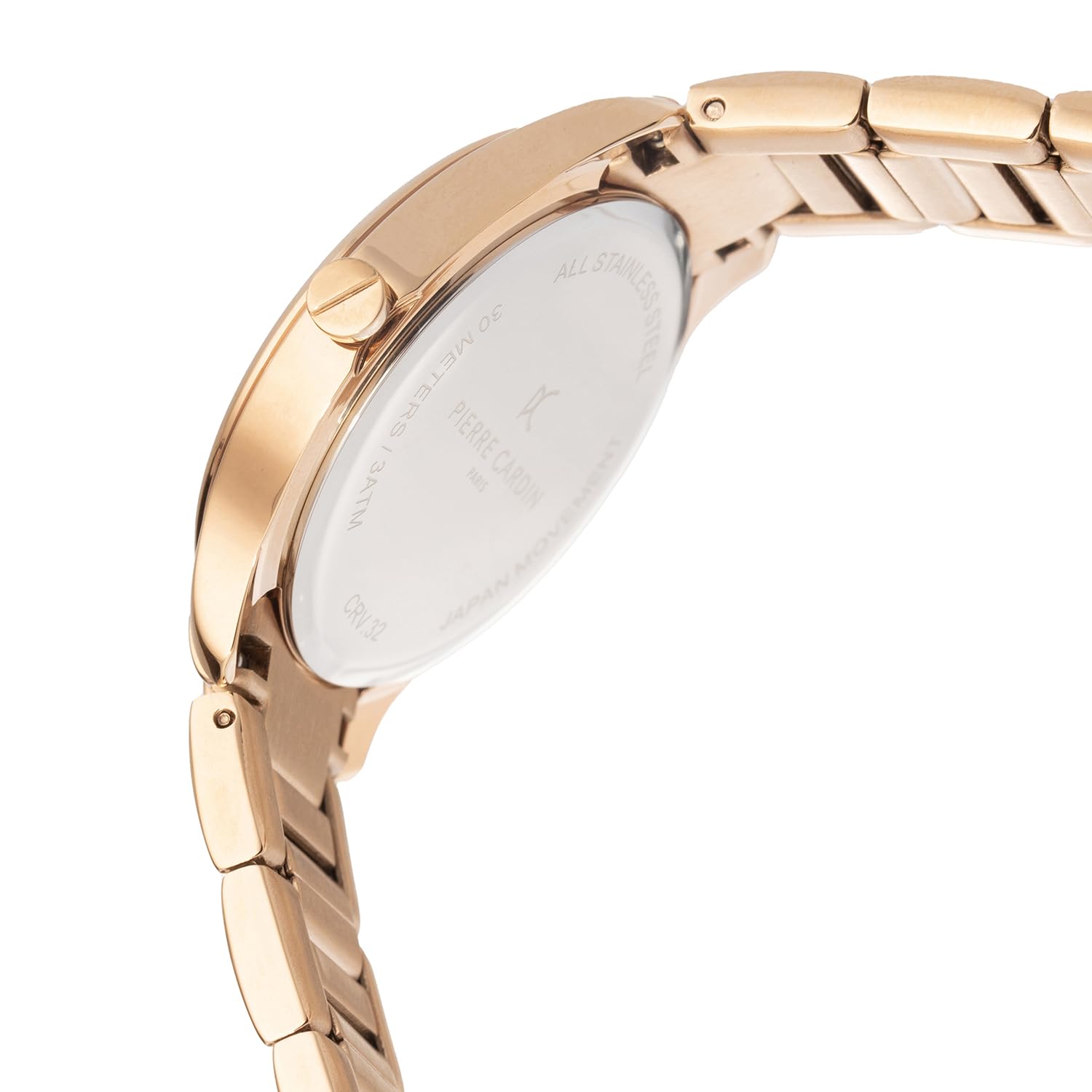 Pierre Cardin Vivienne Women's White MOP Analog Watch - CRV.0007 | Elegant Dress Watch for Office, Party & Special Occasions
