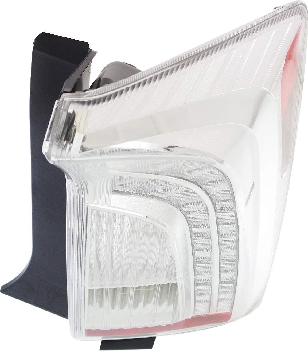 Evan-Fischer CAPA Certified Passenger Side Tail Light Assembly for 2012-2015 Toyota Prius Plug-In - Perfect for Night Driving & Enhanced Vehicle Safety